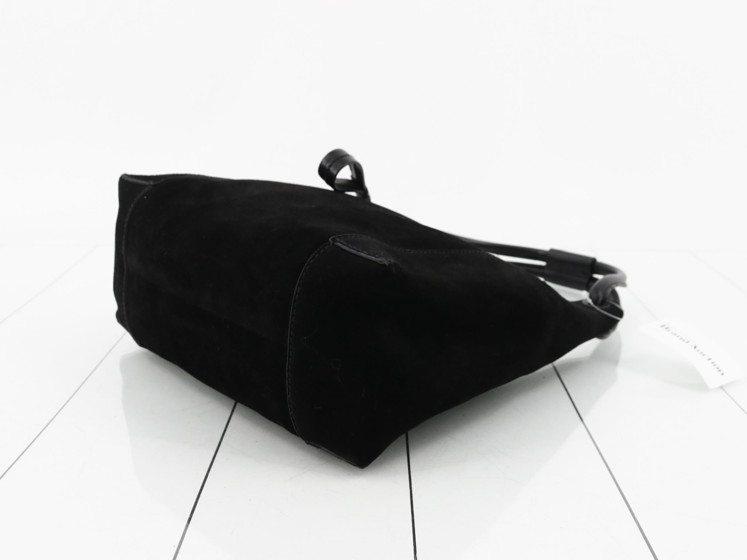 suede handbag — view 6
