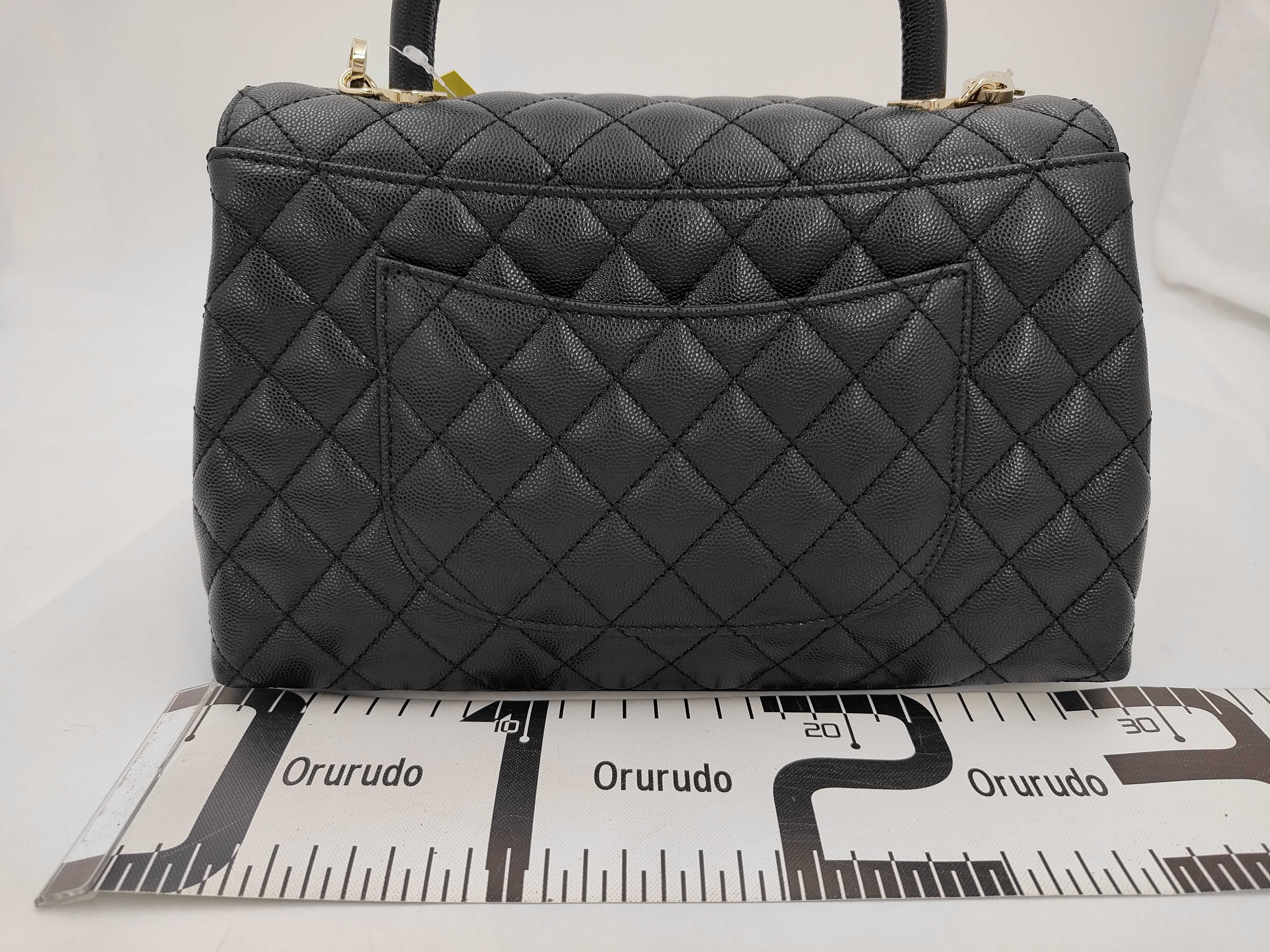 Caviar Skin Coco Handle Handbag — view 2
