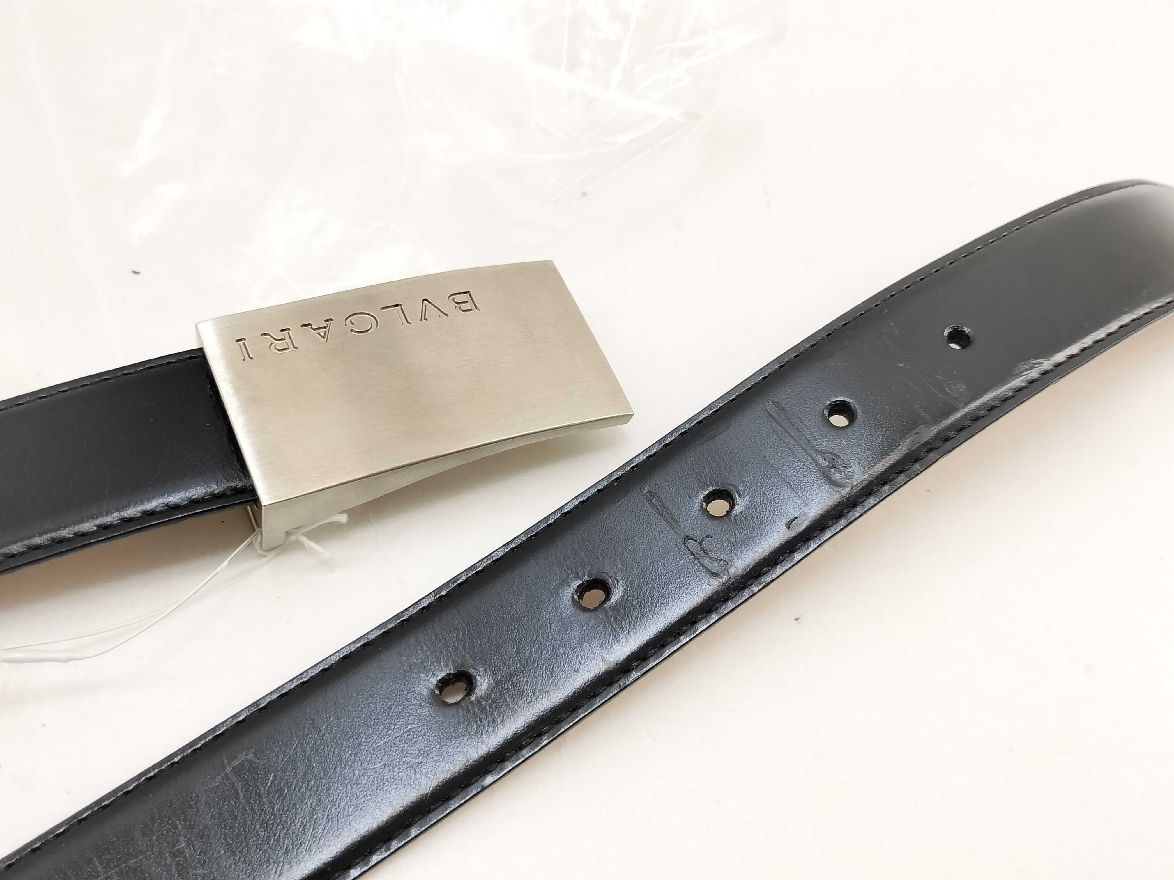 logo leather belt. Includes box, dust bags x2, booklets x2. — view 4