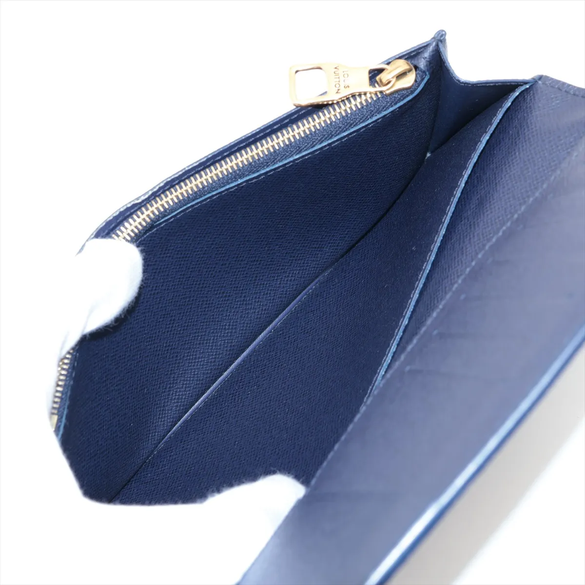 Monogram Idylle Portefeuille Brazza NM M82826 Navy Long Wallet (RFID detected) — view 5