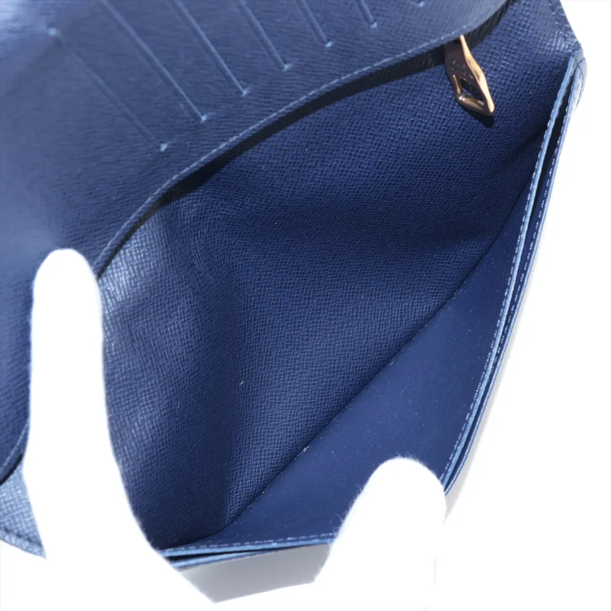 Monogram Idylle Portefeuille Brazza NM M82826 Navy Long Wallet (RFID detected) — view 7