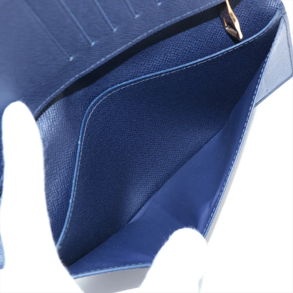 Monogram Idylle Portefeuille Brazza NM M82826 Navy Long Wallet (RFID detected) — view 8