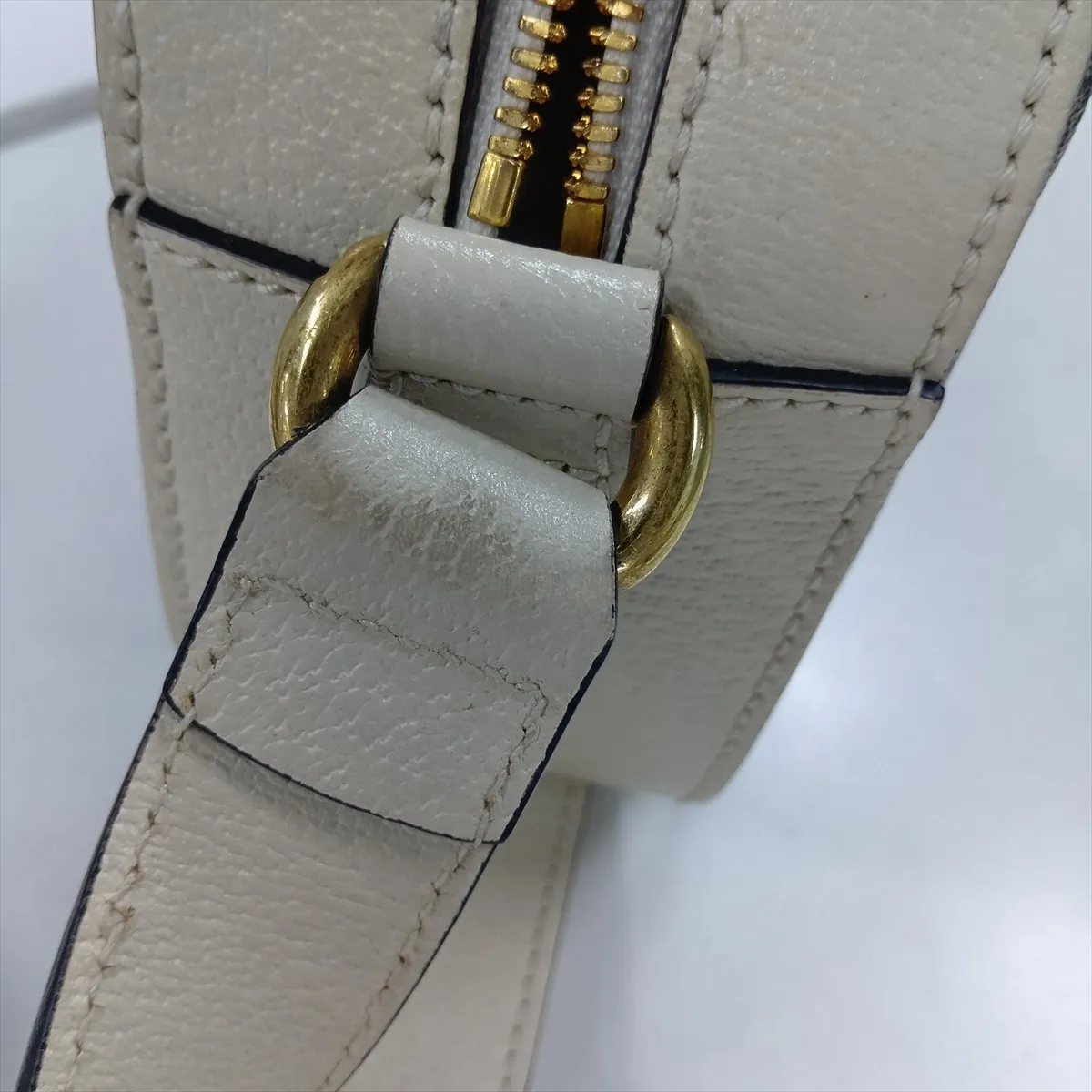 GG Supreme Ophidia PVC x Leather Shoulder Bag, Beige, 681064 — view 11