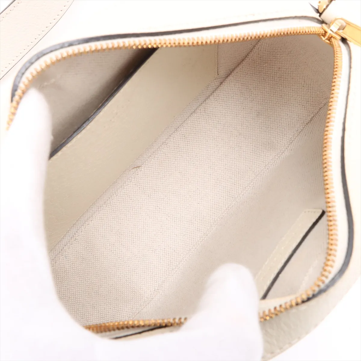 GG Supreme Ophidia PVC x Leather Shoulder Bag, Beige, 681064 — view 6