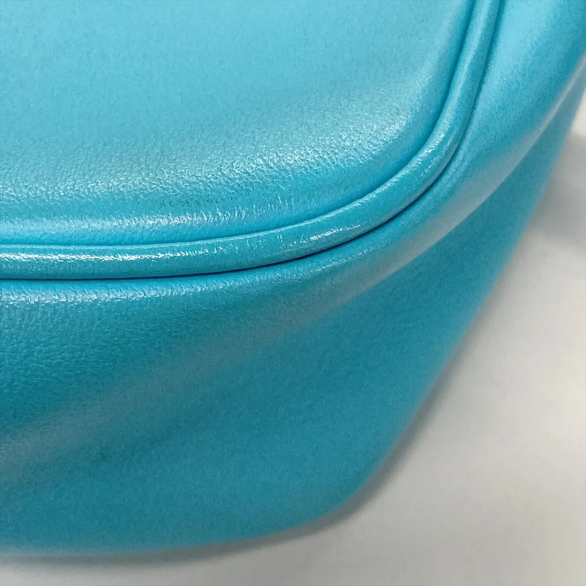 Cam Leather Shoulder Bag, Blue, 8BS042 — view 14