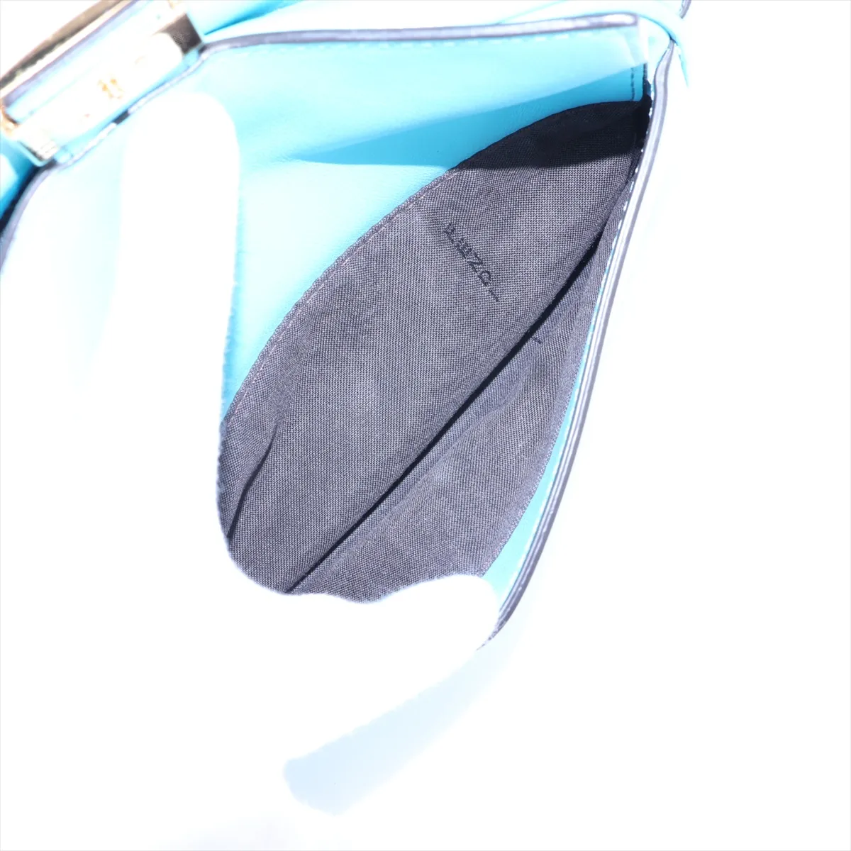 Cam Leather Shoulder Bag, Blue, 8BS042 — view 7