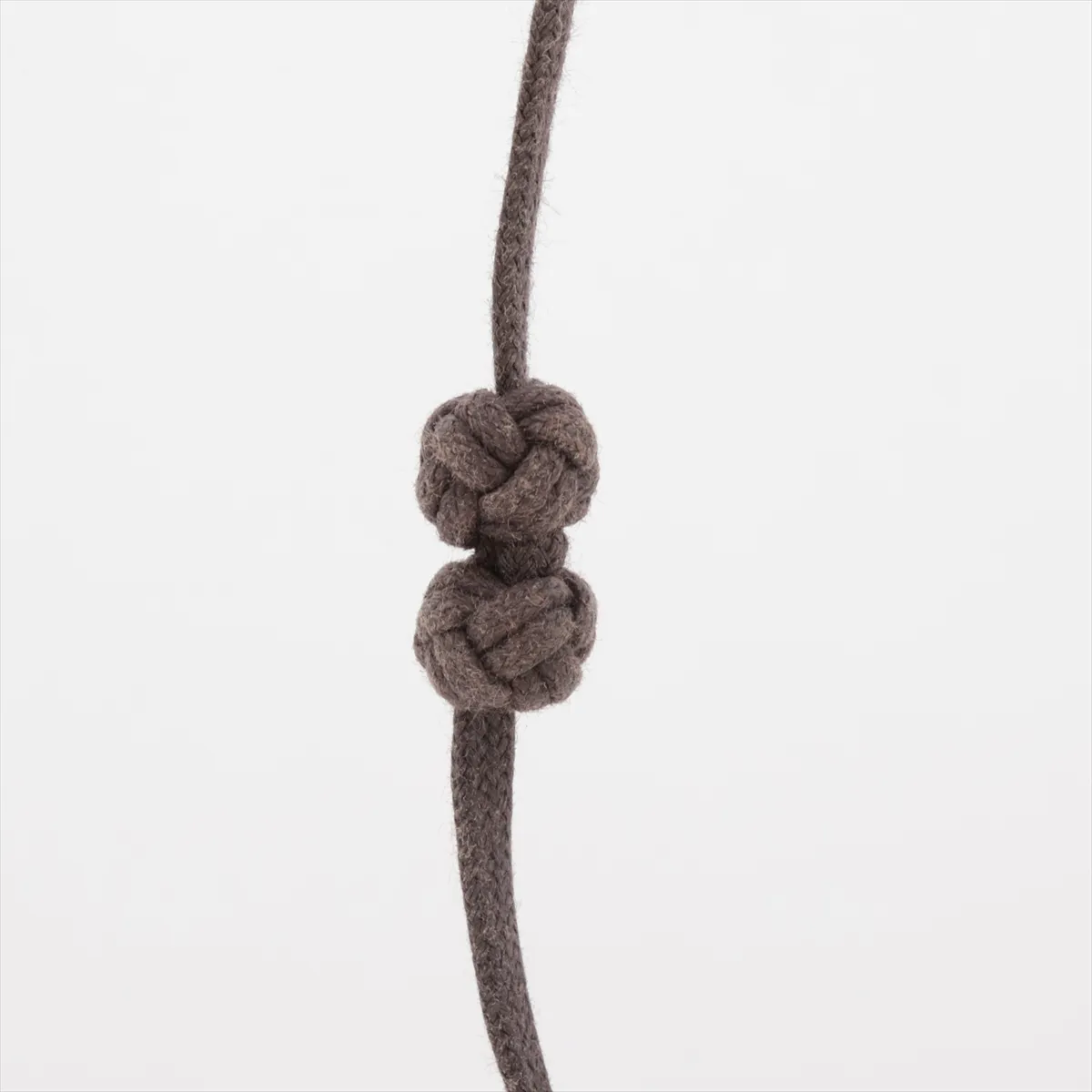 necklace, buffalo horn, brown x white, — view 3