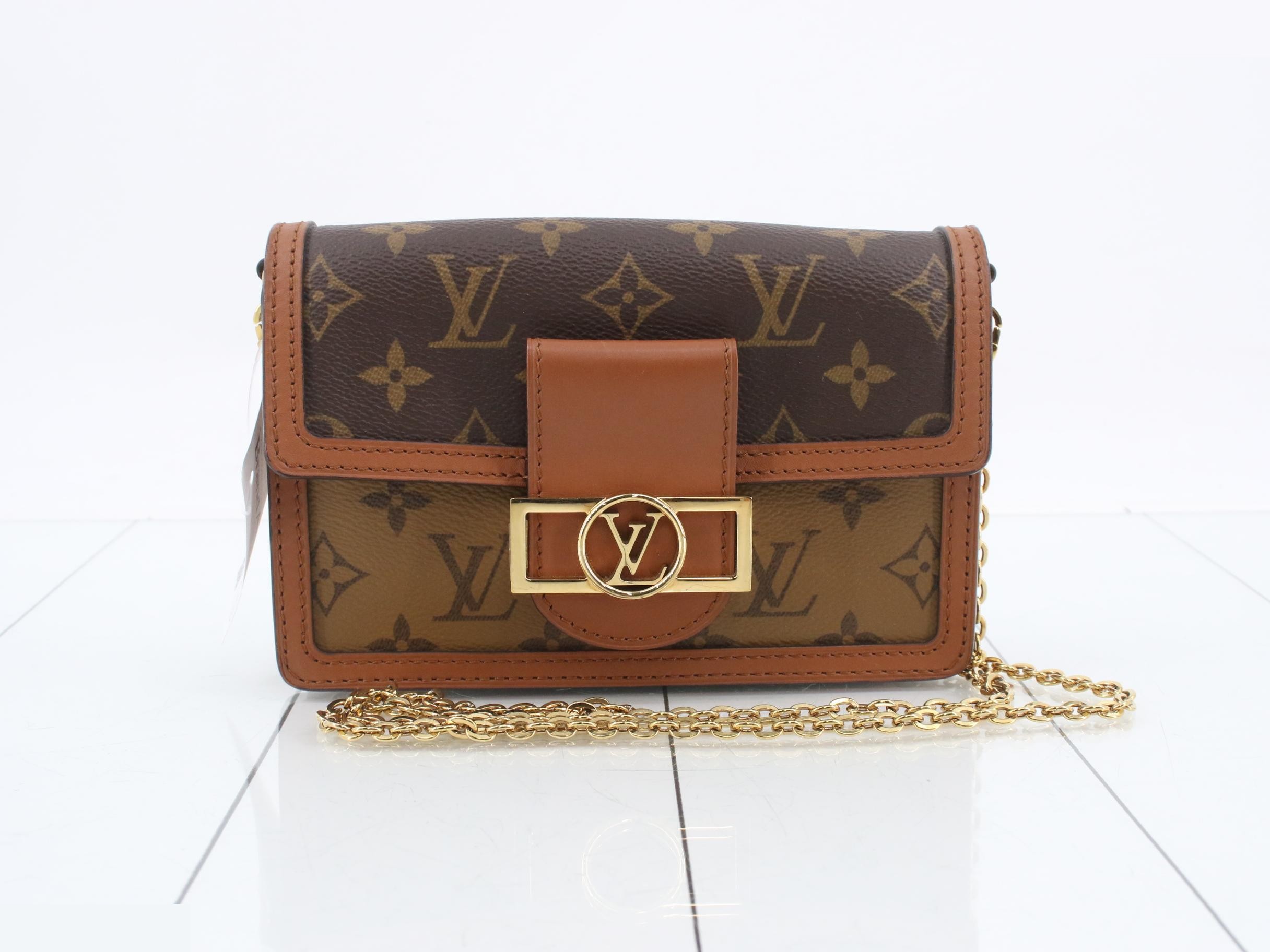 Monogram Reverse Portefeuille Dauphine Shoulder Bag