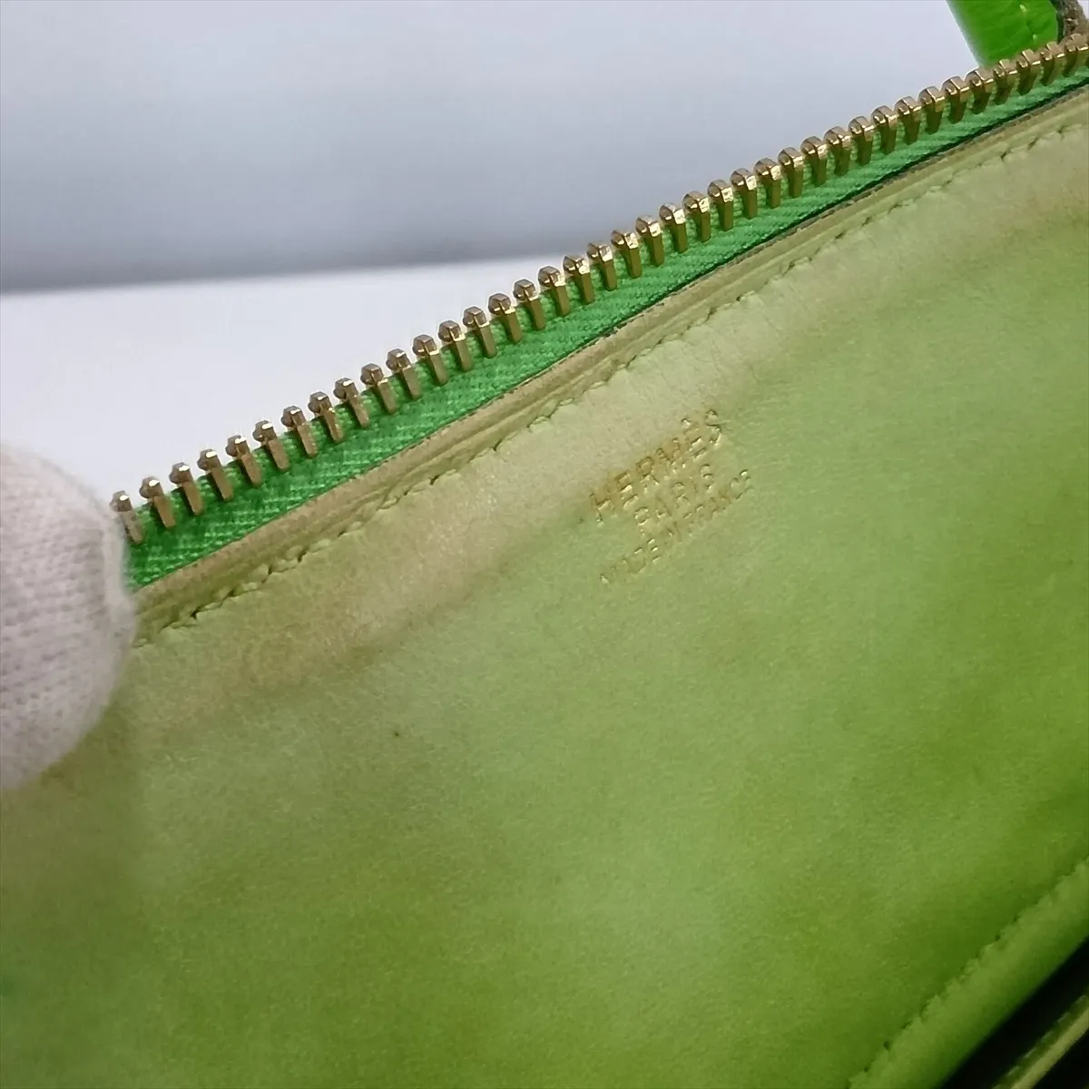 Bolide 27, Taurillon Clemence leather, Apple Green, Gold hardware, G: 2003 — view 14