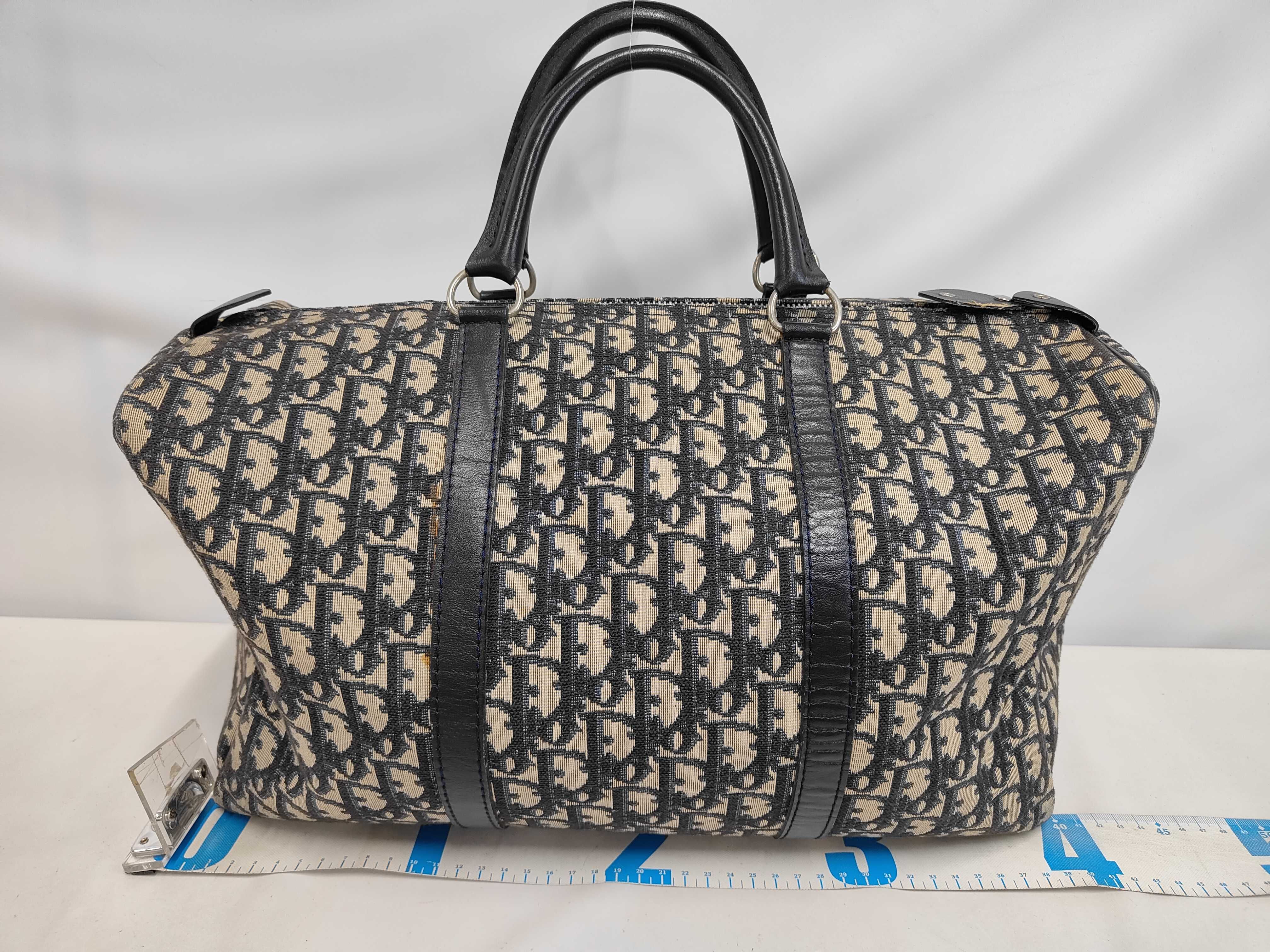 Trotter Canvas x Leather Boston Bag — view 2