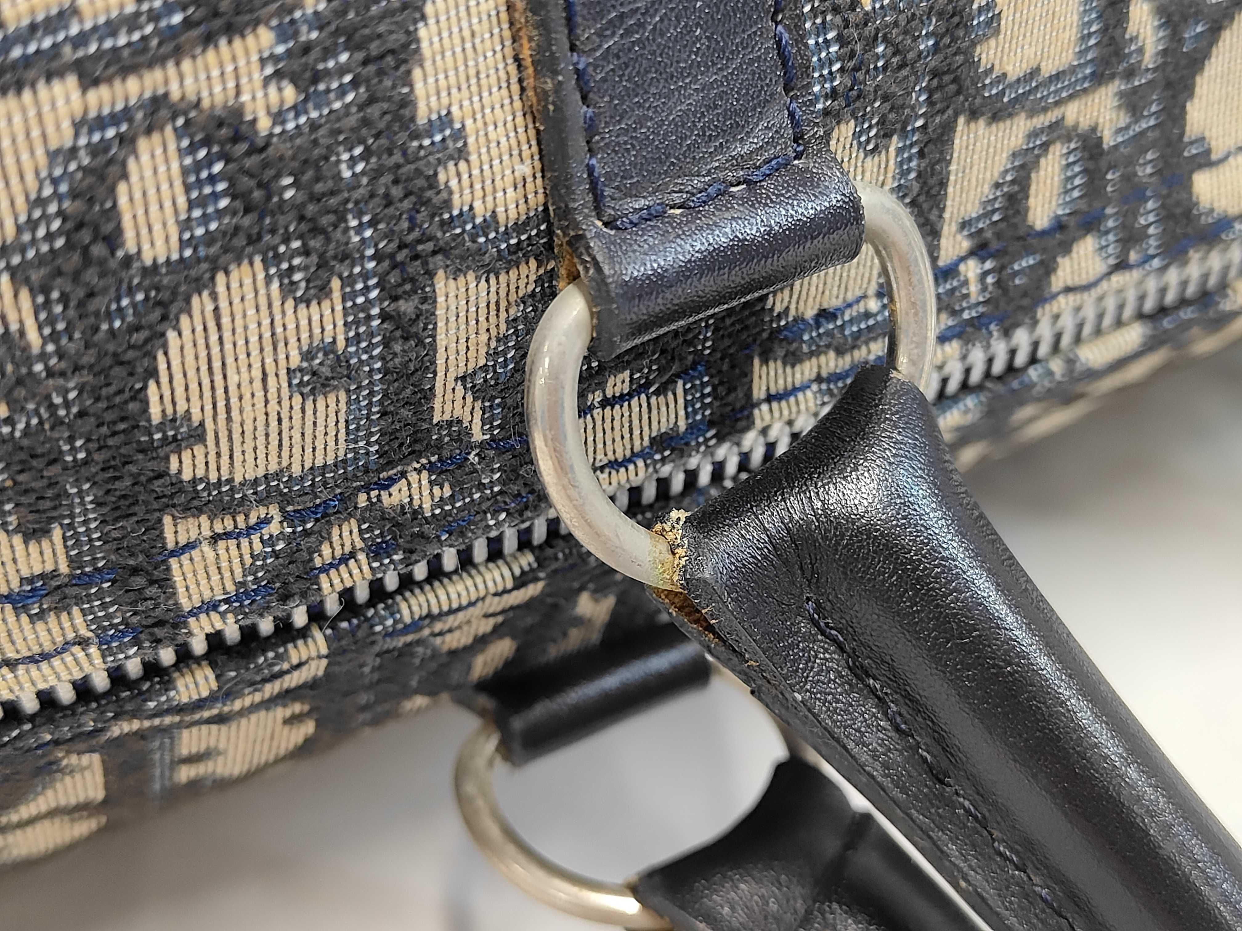 Trotter Canvas x Leather Boston Bag — view 6