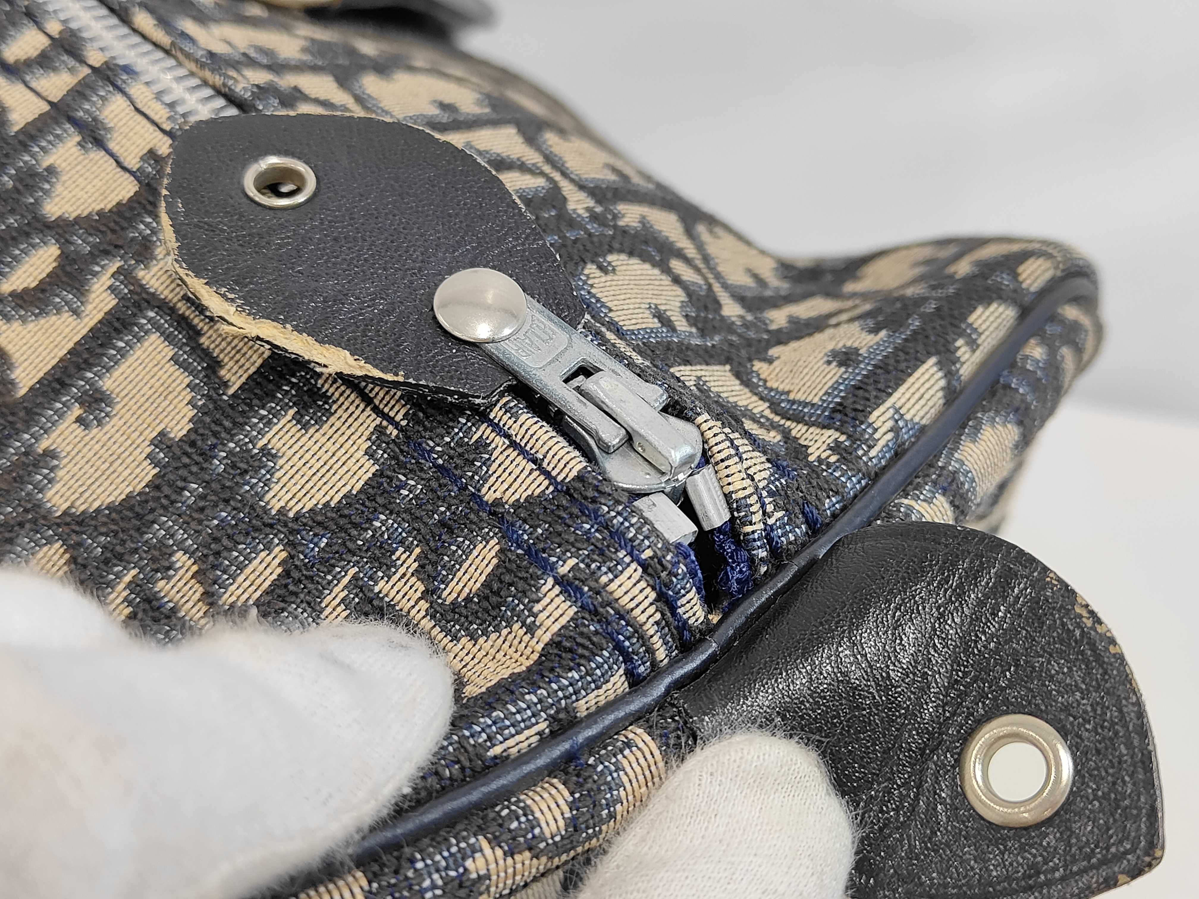 Trotter Canvas x Leather Boston Bag — view 7