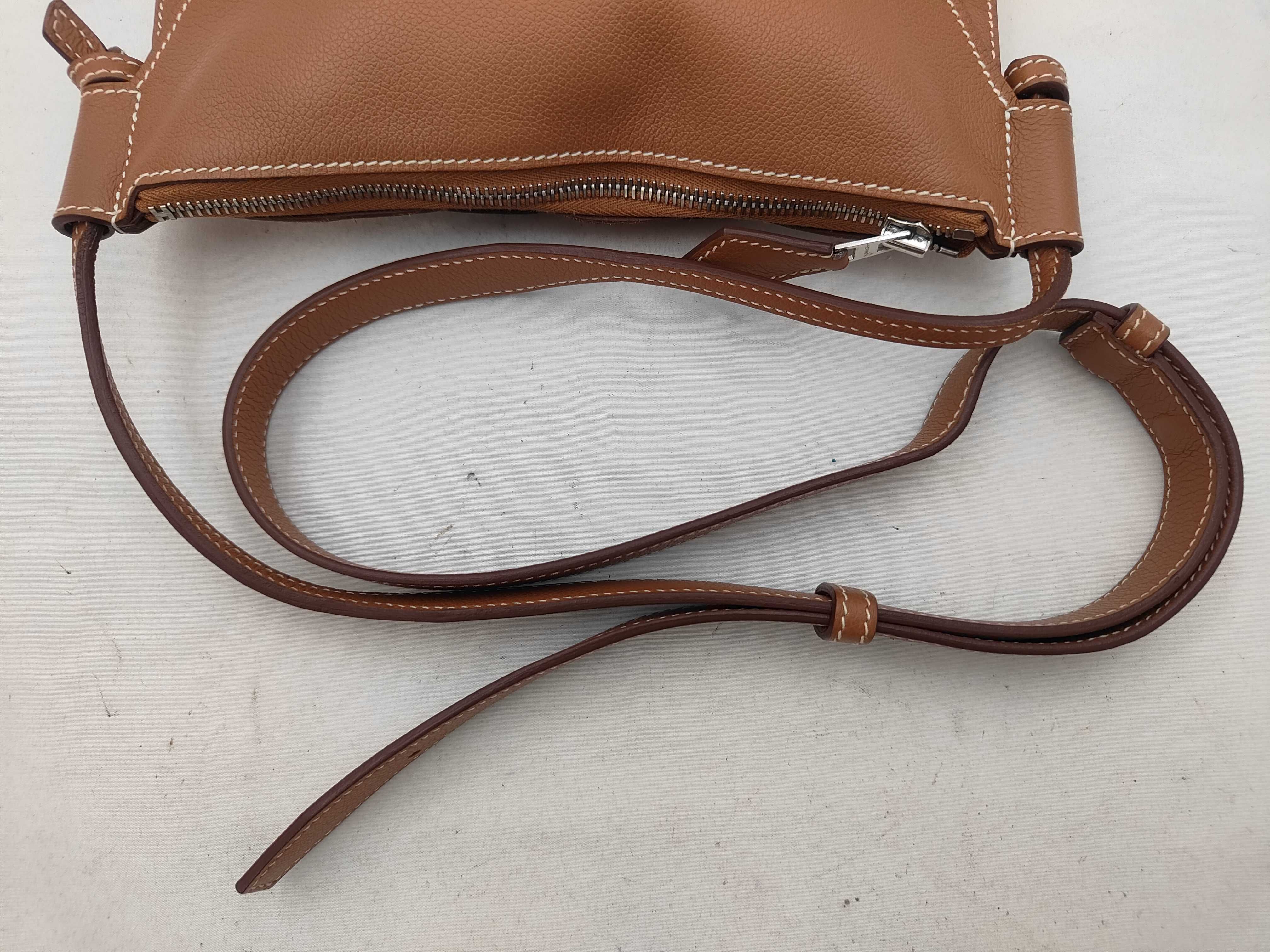 Ultra Pla 24 Evercolor Gold Tone Z Stamp Silver Hardware Shoulder Bag — view 3