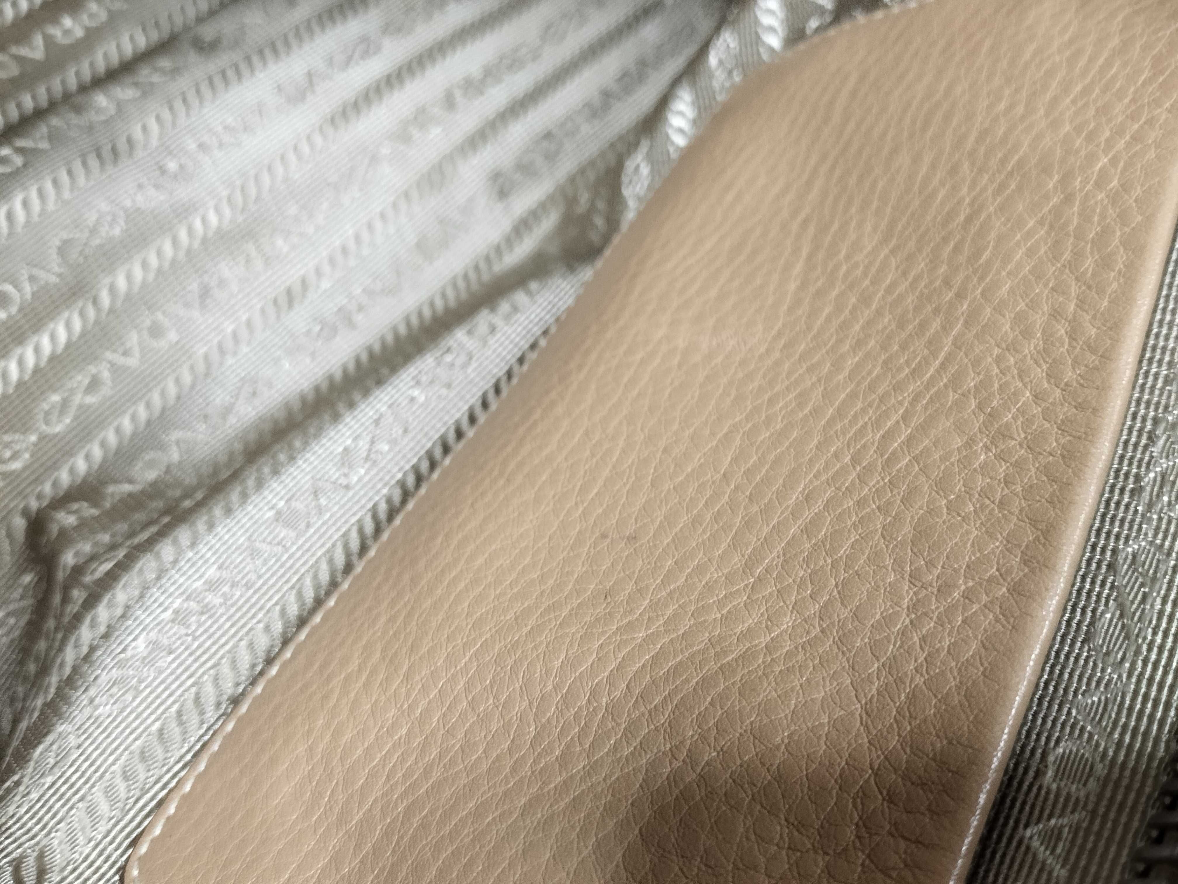 handbag, logo jacquard leather handbag — view 13