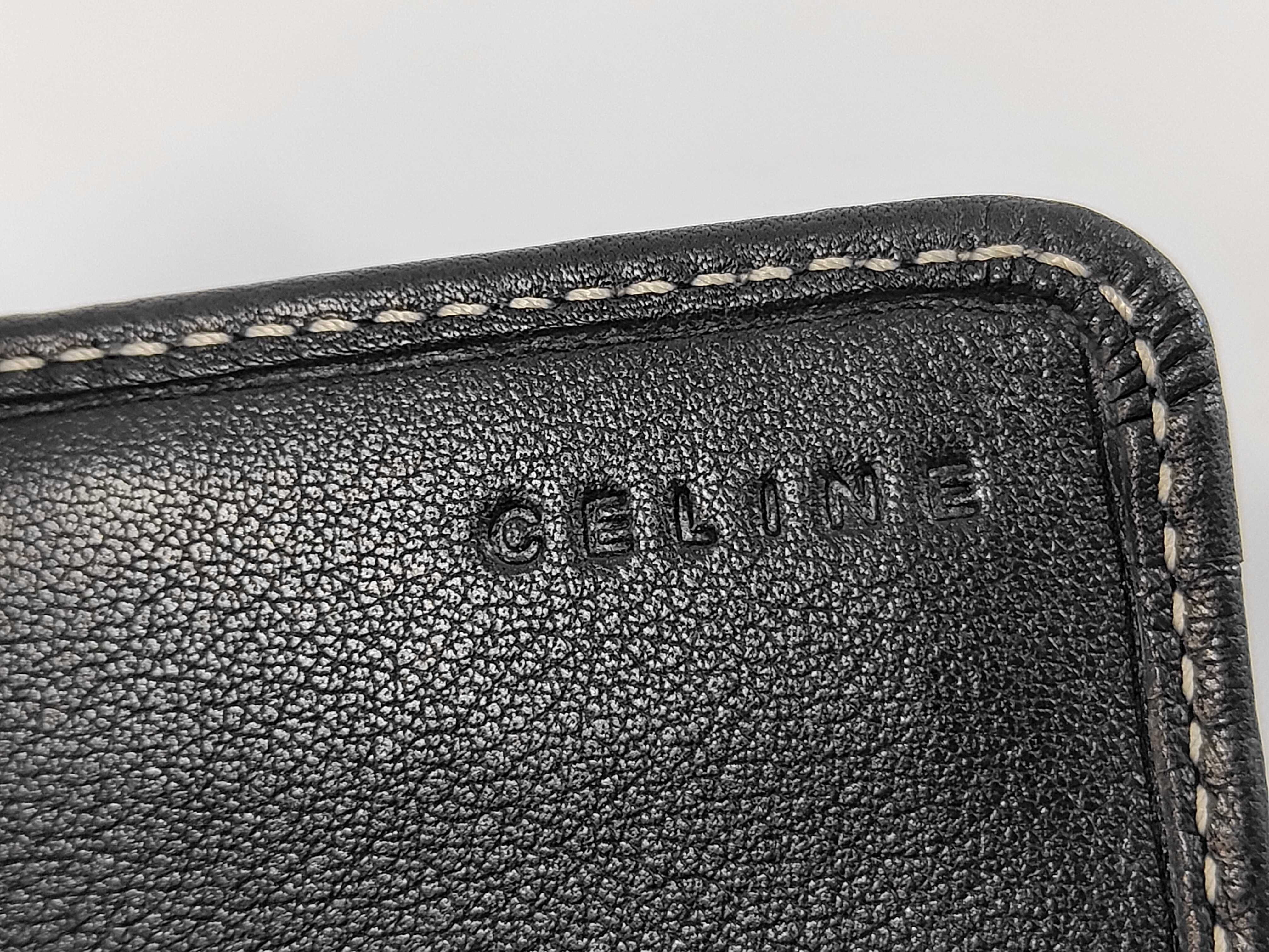 Triomphe pattern leather clasp long wallet — view 8