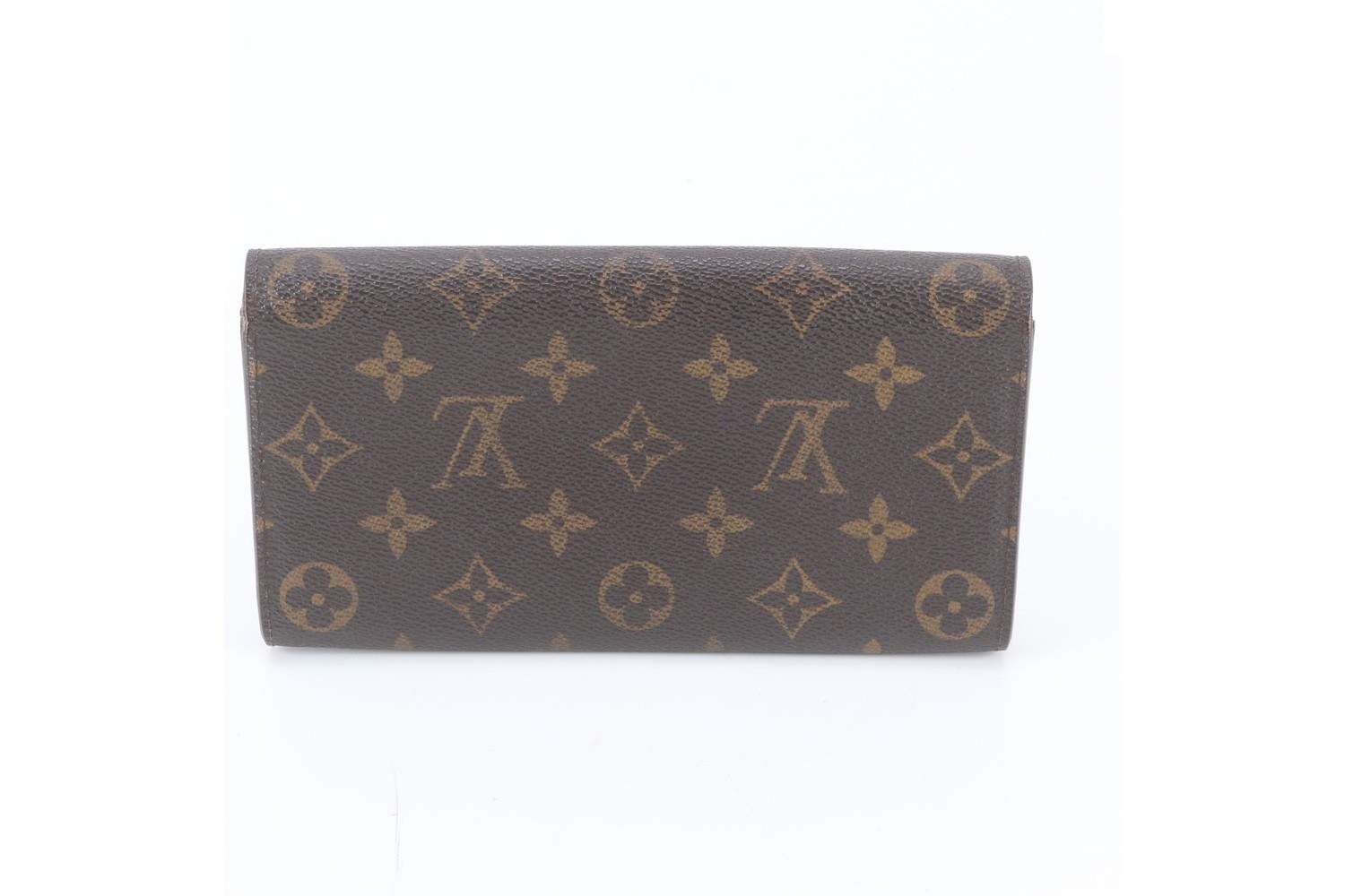 Monogram Pochette Porte Monnaie Credit M61725 Leather Long Wallet — view 2