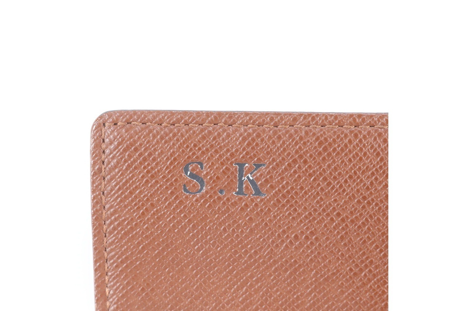 Monogram Pochette Porte Monnaie Credit M61725 Leather Long Wallet — view 8