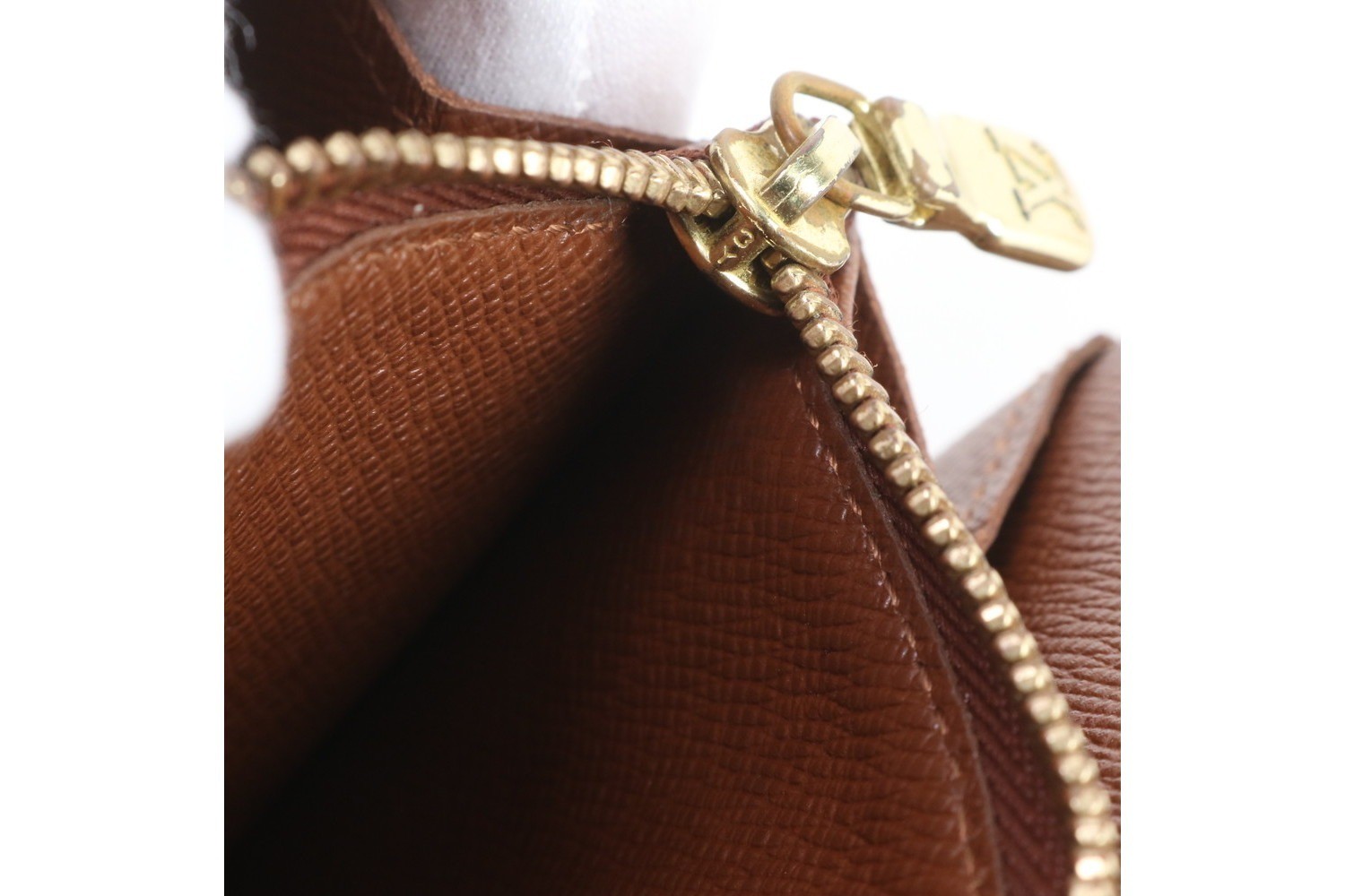 Monogram Pochette Porte Monnaie Credit M61725 Leather Long Wallet — view 9
