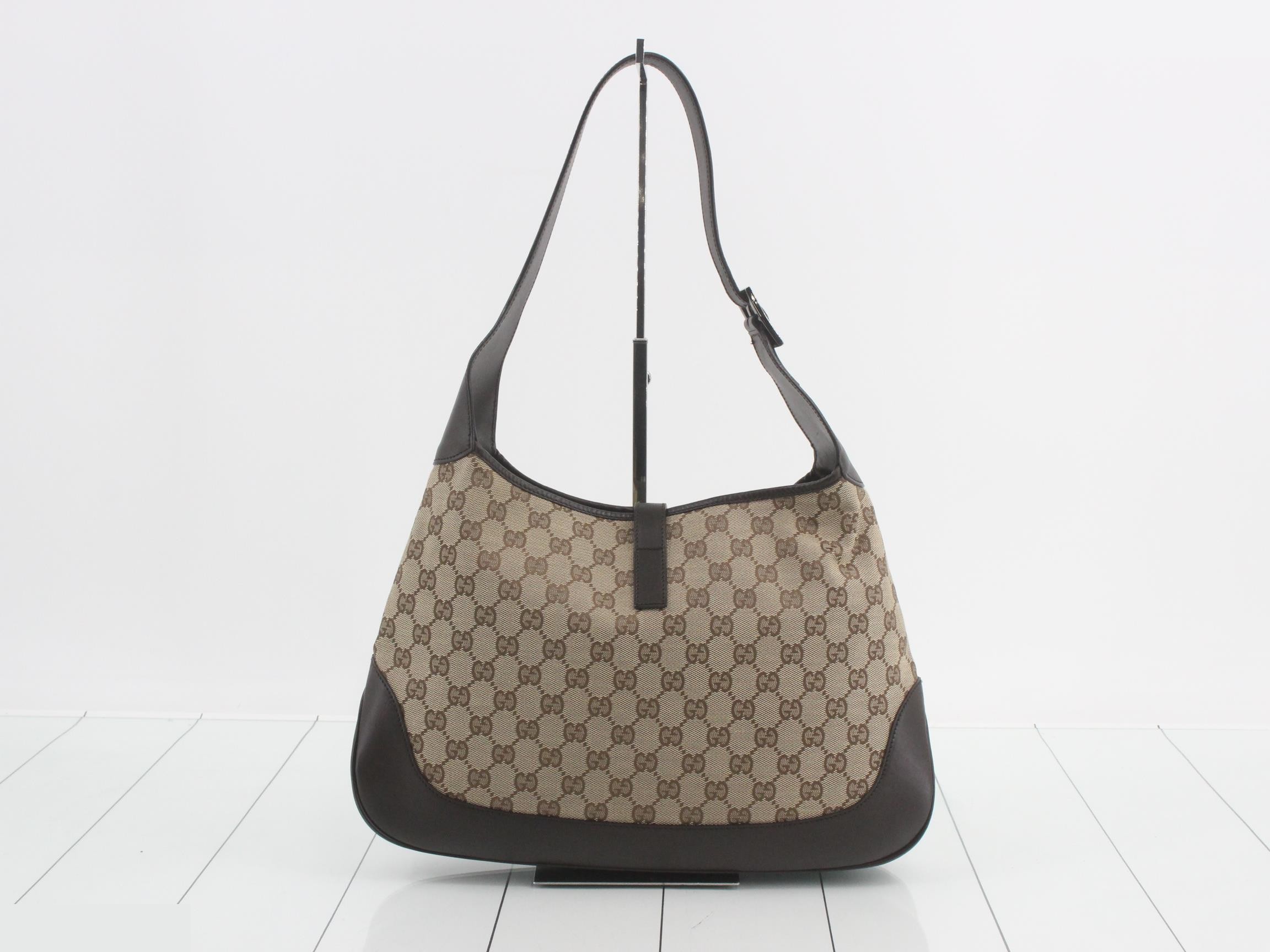 001-3306 Jackie GG Canvas One-Shoulder Bag Canvas — view 2