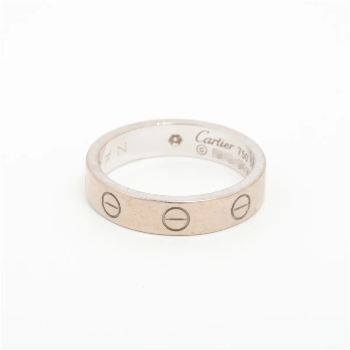Mini Love 1P Diamond Ring 750(WG) 4.7g 51 Name NB4193 Damage B4050551 — view 2