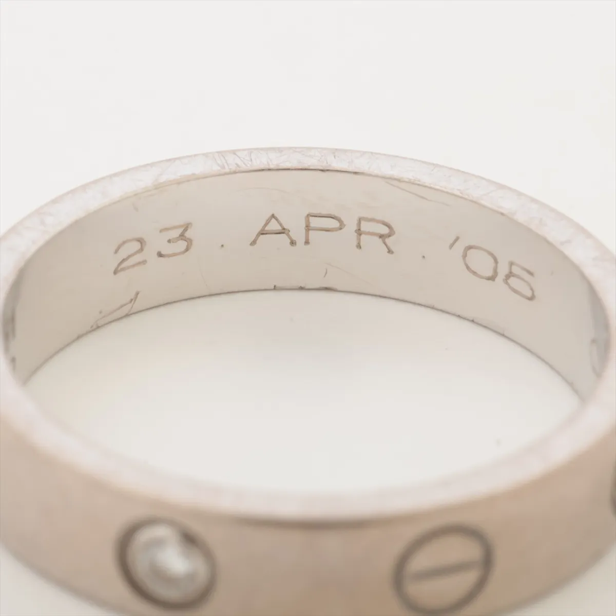 Mini Love 1P Diamond Ring 750(WG) 4.7g 51 Name NB4193 Damage B4050551 — view 4