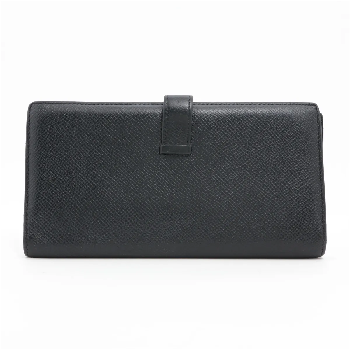 Bearn Veau Epsom Long Wallet, Black with Gold Hardware, C: 2018 — view 2