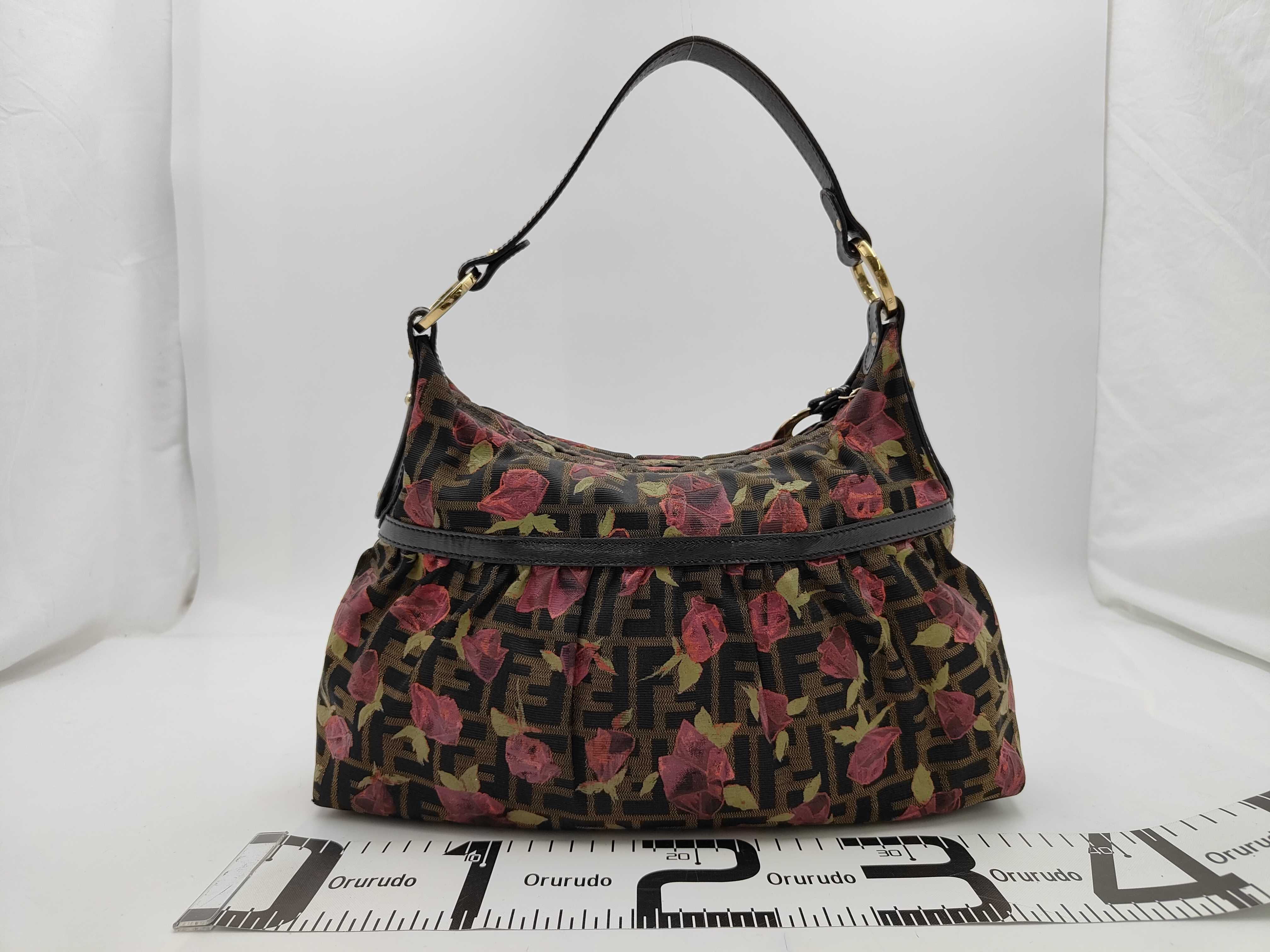 Chef Floral Canvas Zucca Shoulder Bag — view 2