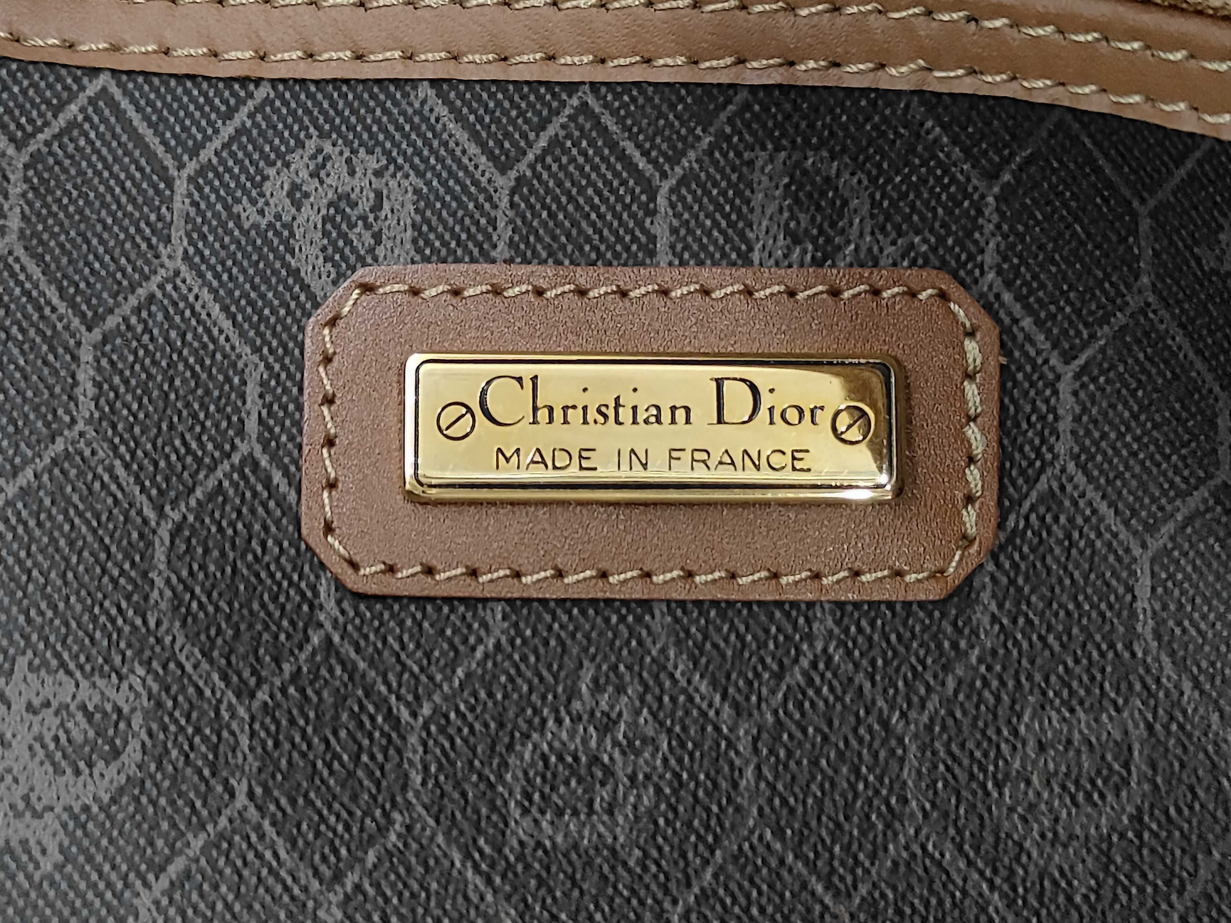 Christian PVC Honeycomb Boston Bag (Brown) — view 9