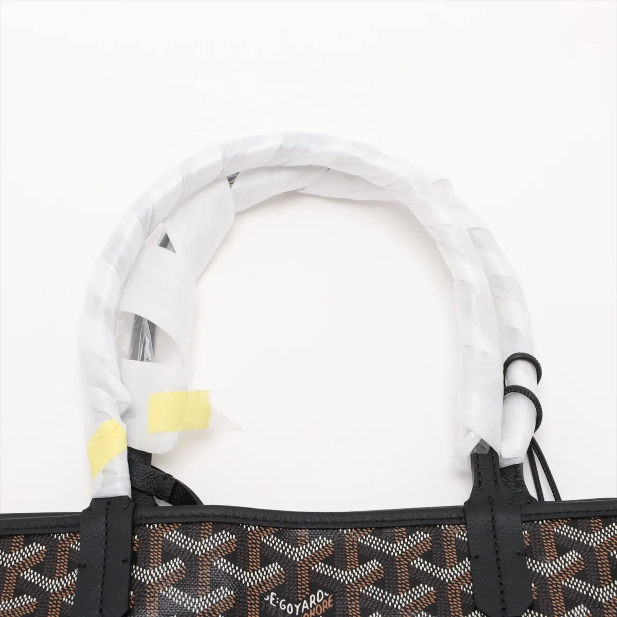 Saint Louis PM PVC x Leather Tote Bag Black — view 6