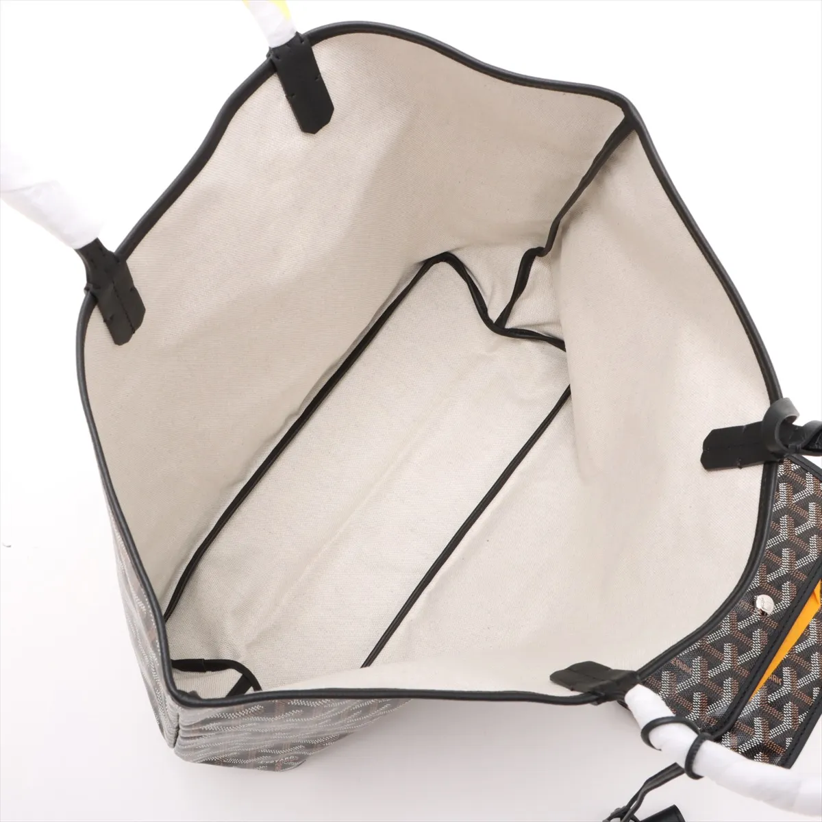 Saint Louis PM PVC x Leather Tote Bag Black — view 7