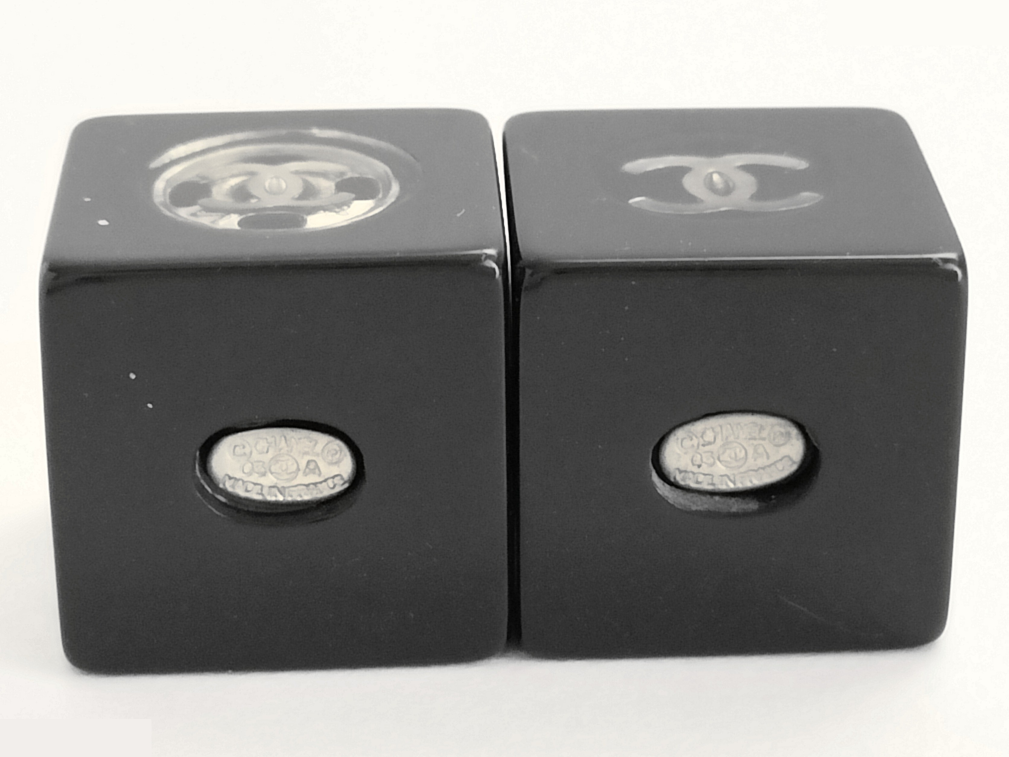 Coco Cube Hoop Earrings — view 3