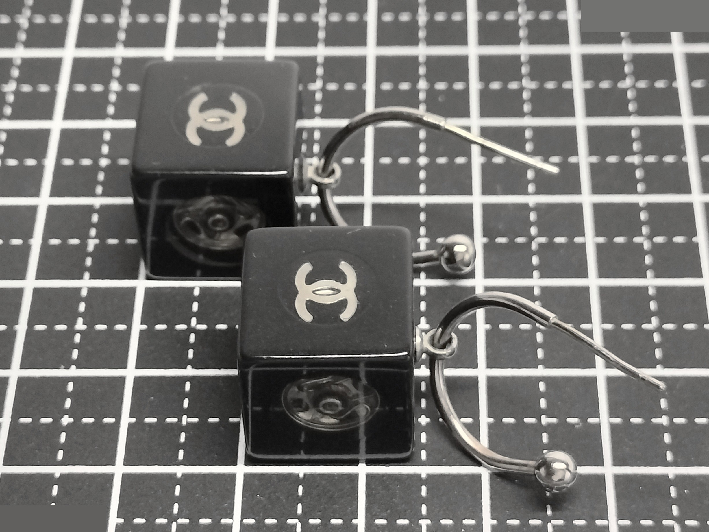 Coco Cube Hoop Earrings — view 8