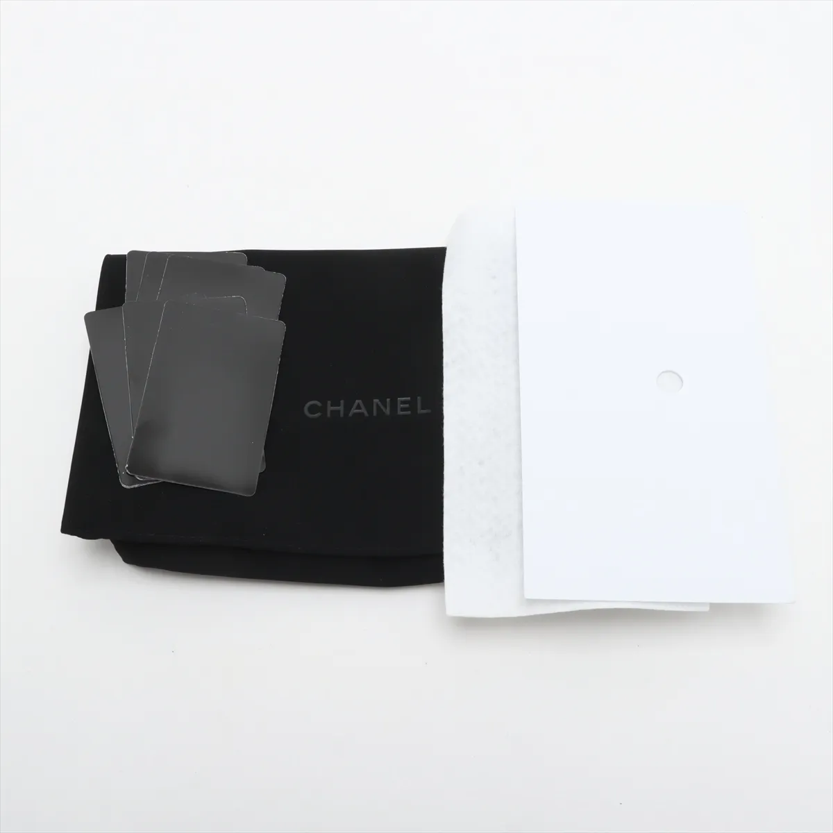 Matelasse caviar skin chain wallet black gold hardware JA8G5LG1 random plate — view 11