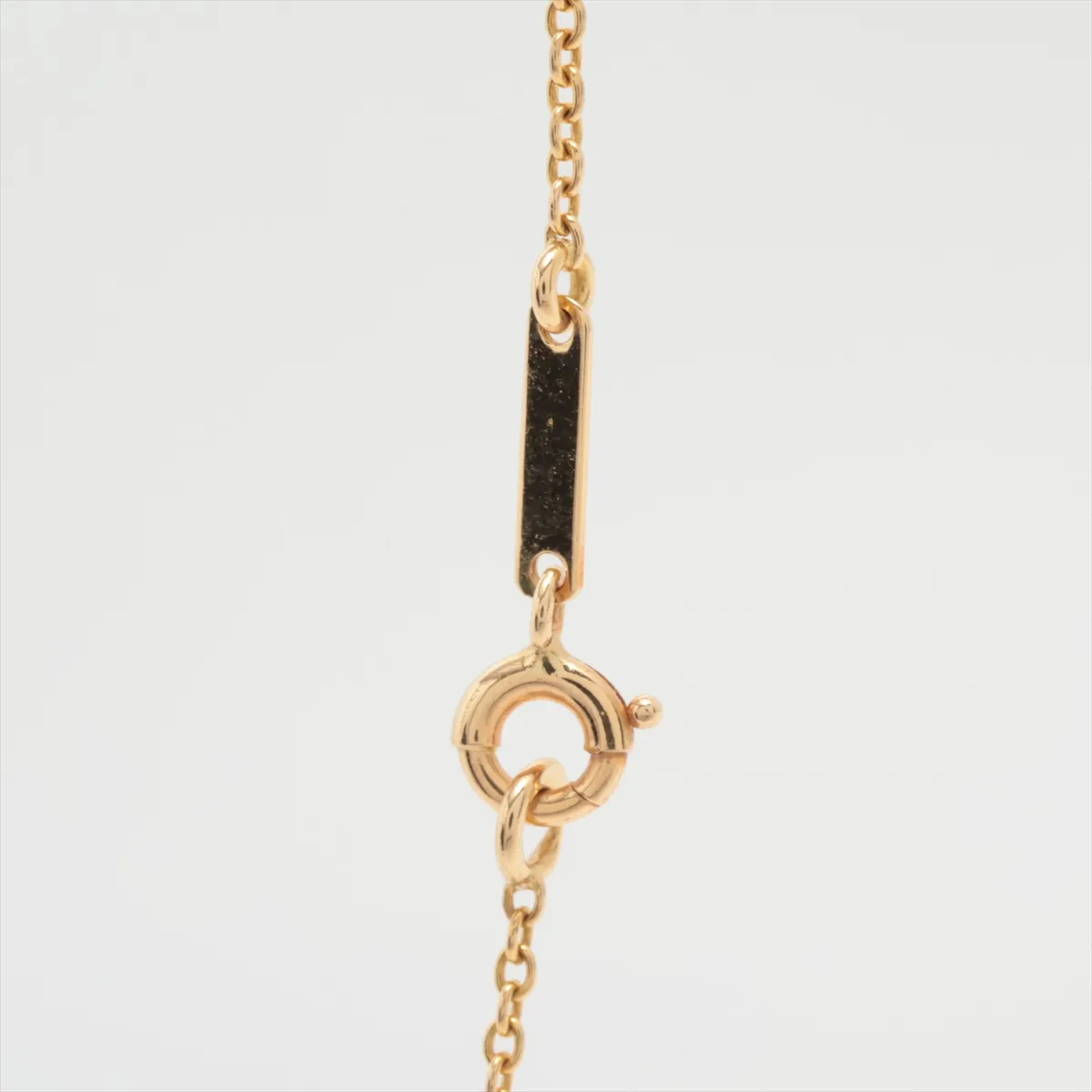 Mini Croixture Diamond Necklace, 18Kt (YG), 2.5g, D0.18, E4505A378. Hallmarks are — view 3