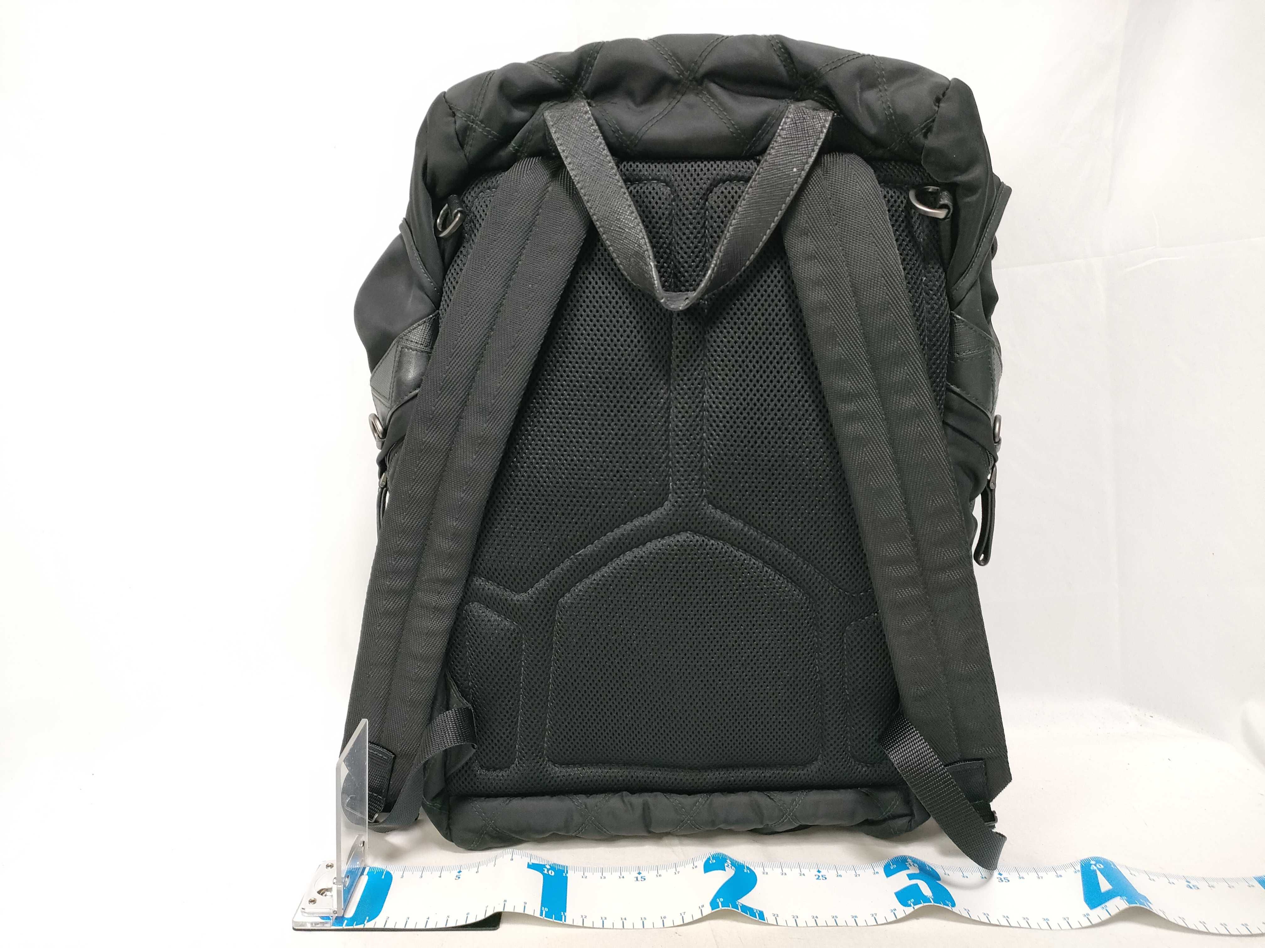 Black NERO Quilted Backpack — view 2