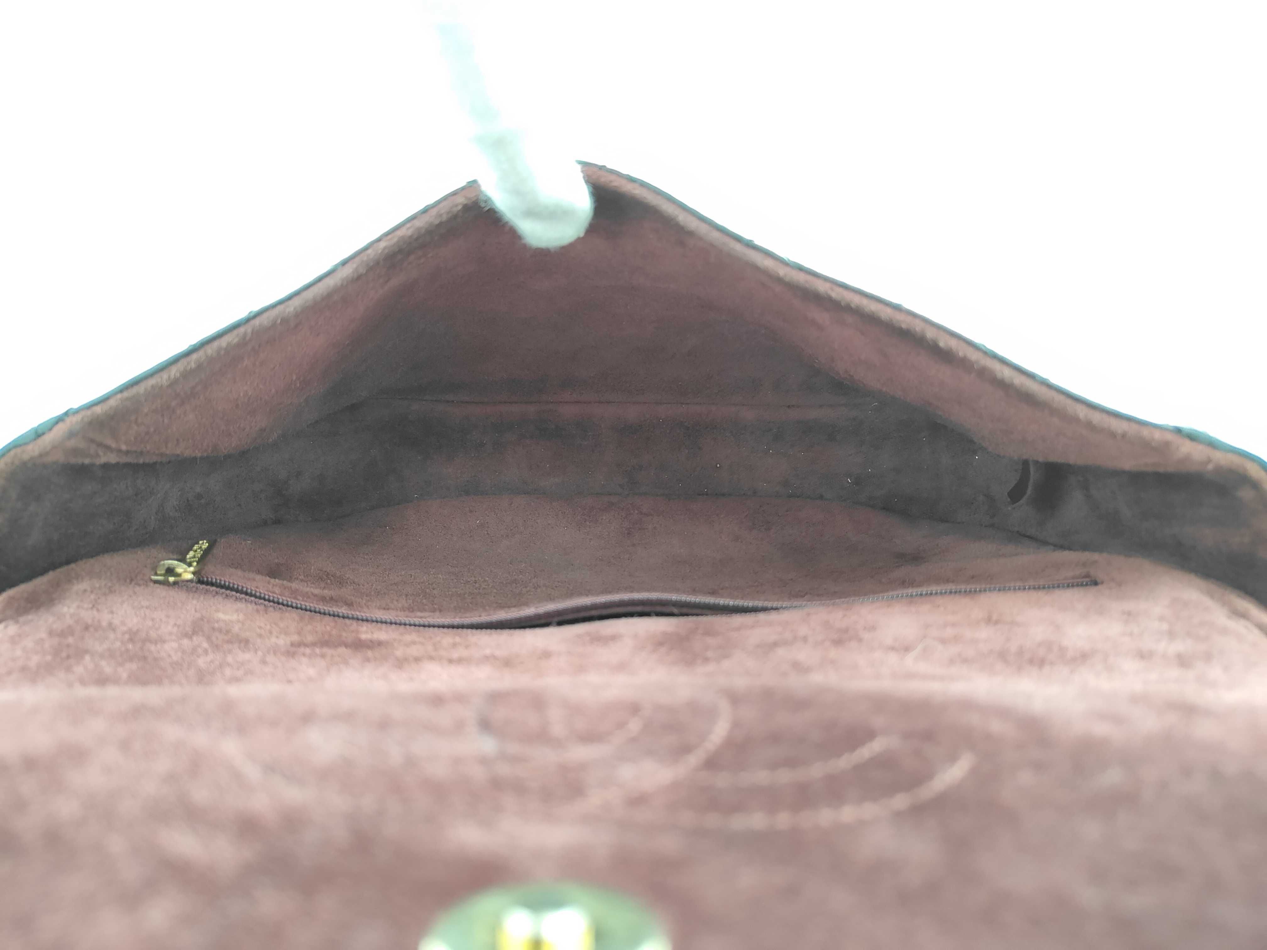 Box Calf Black Shoulder Bag (Serial Number 24) — view 12