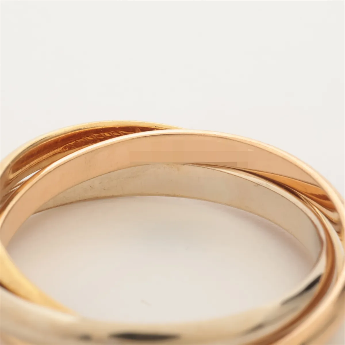 Trinity Ring 750 (Yellow Gold x Pink Gold x White Gold) 3.7g Size 49 A2943K Metal — view 4