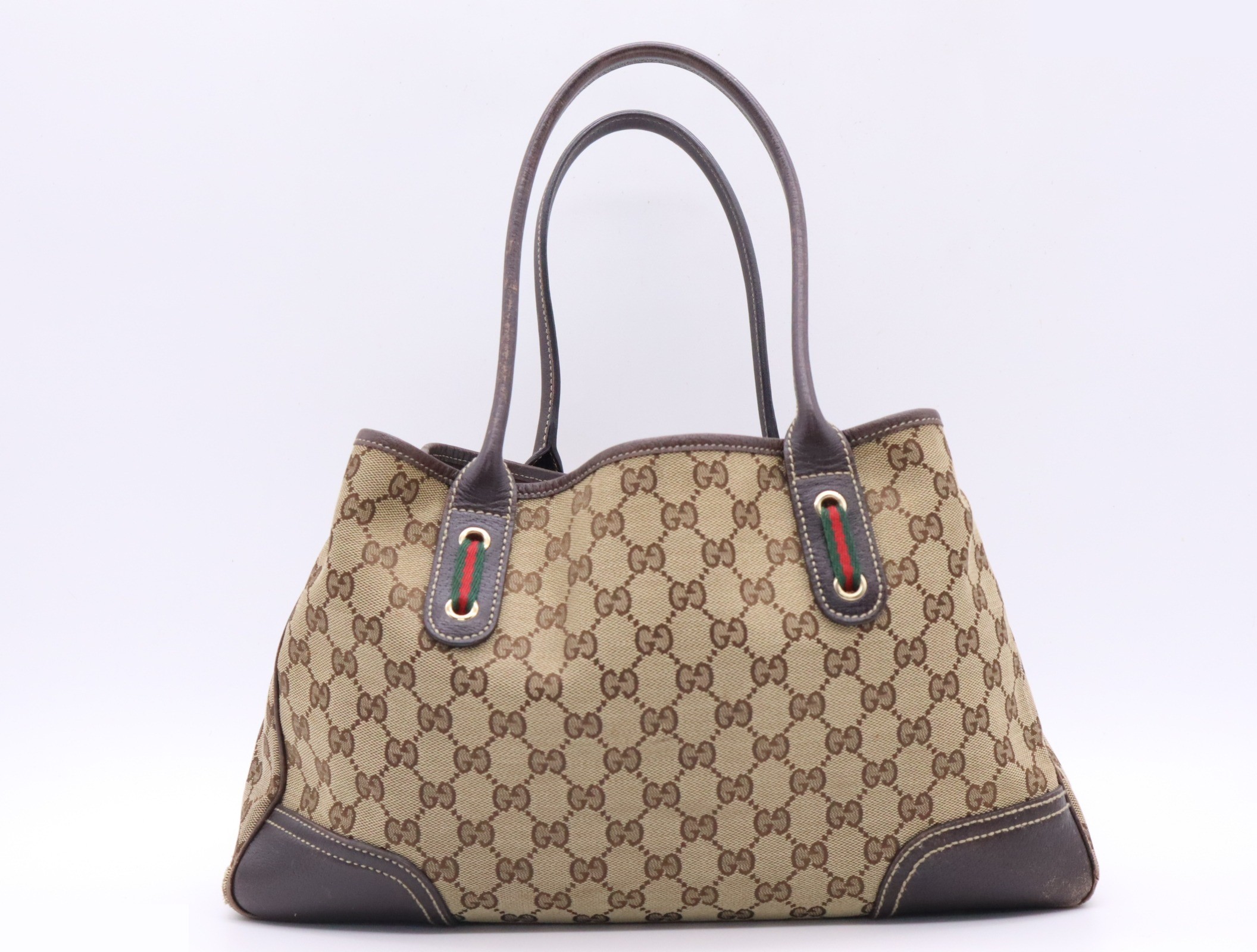 GG Canvas Princy Tote Bag - Beige/Brown — view 2