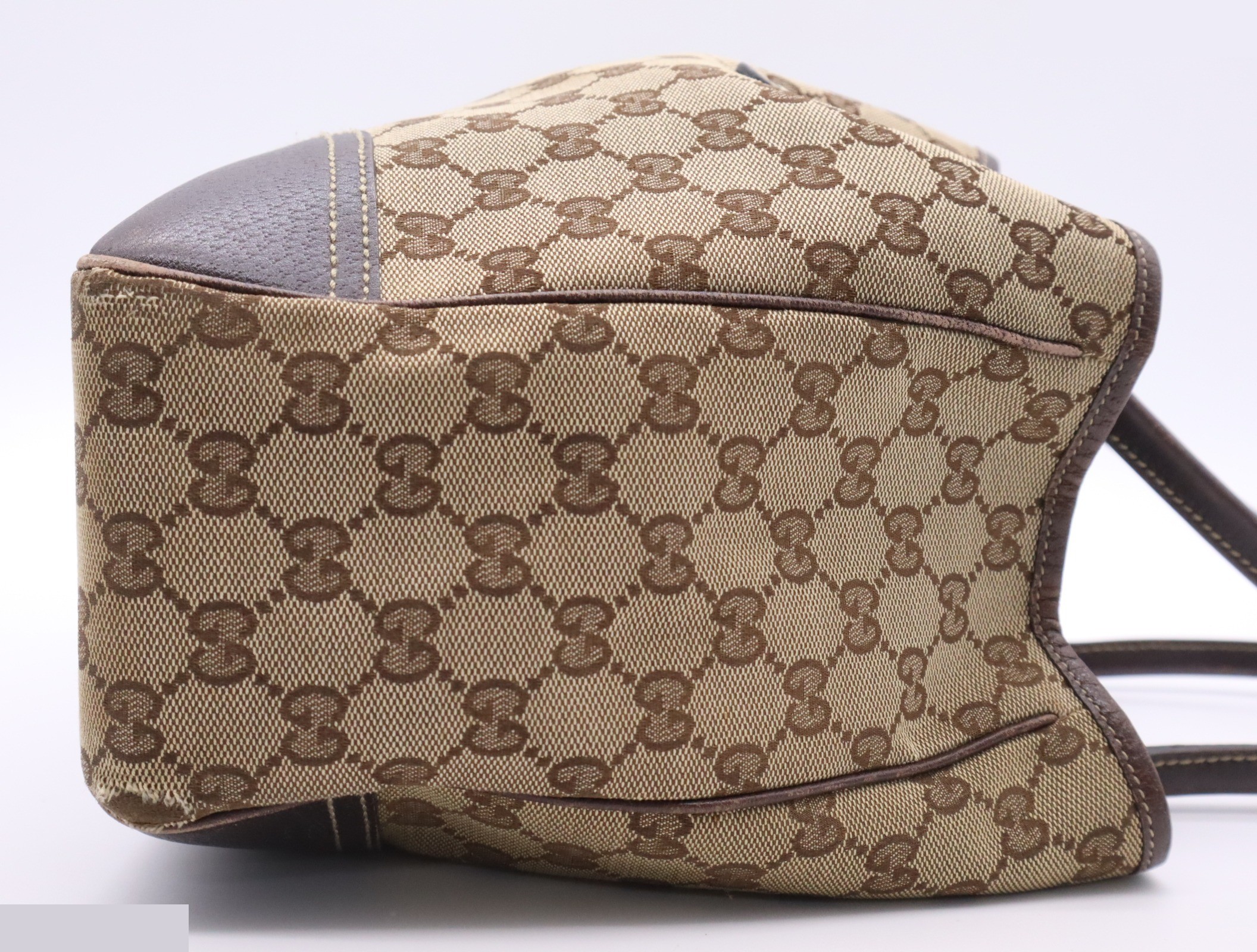 GG Canvas Princy Tote Bag - Beige/Brown — view 5