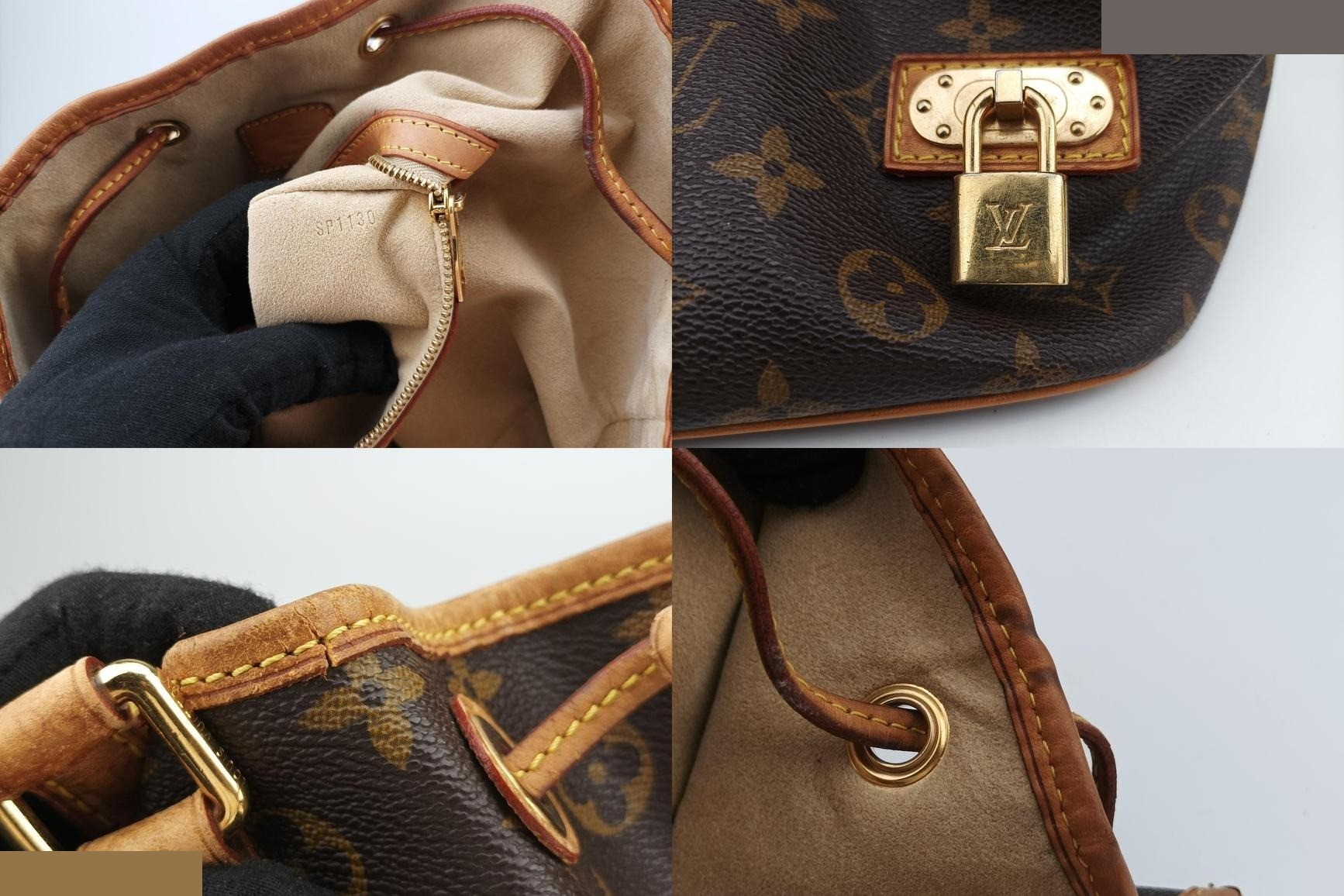 Neo Monogram Canvas Monogram/Brown x Beige — view 8
