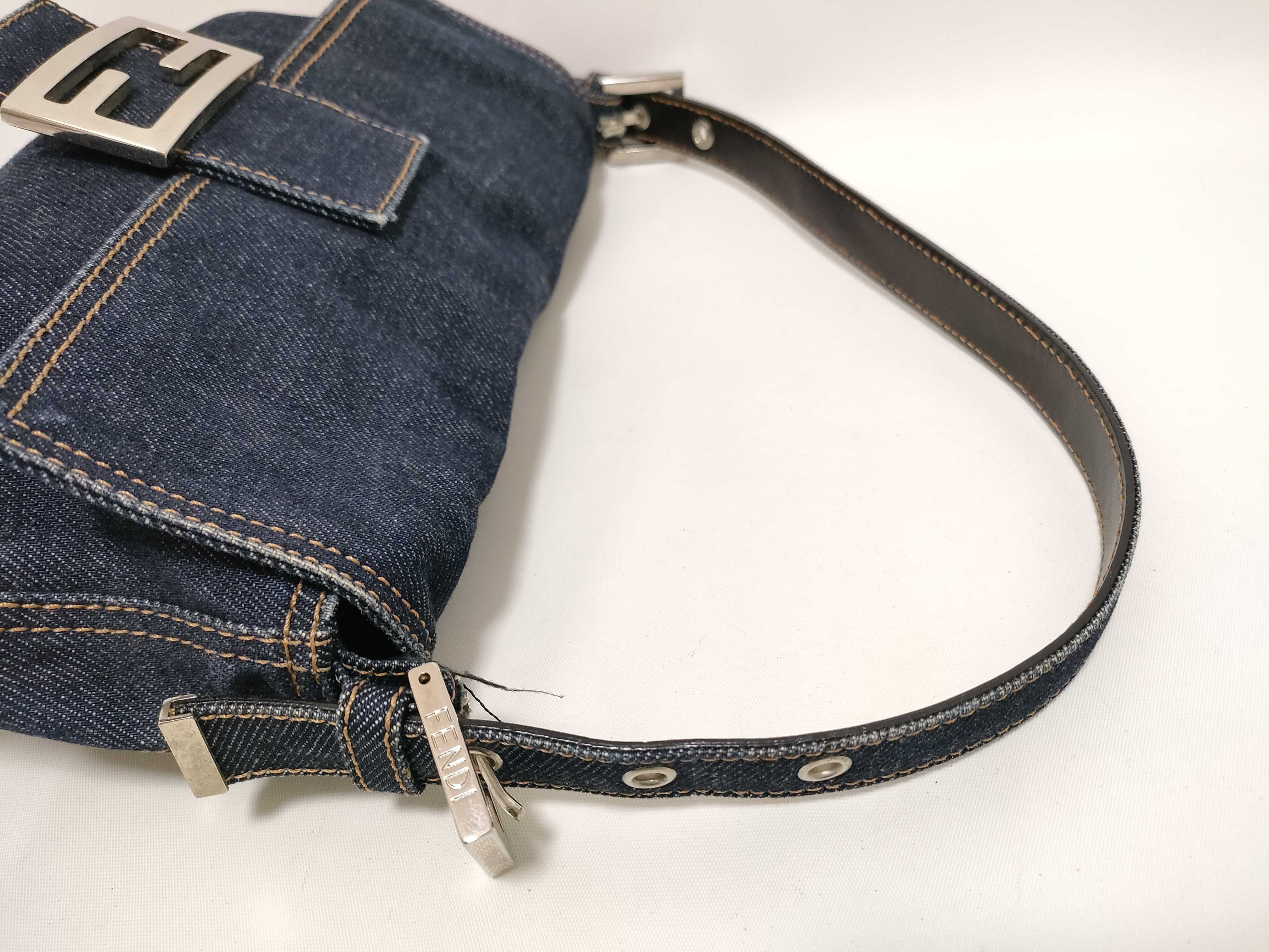 Mamma Bucket Denim Handbag — view 3