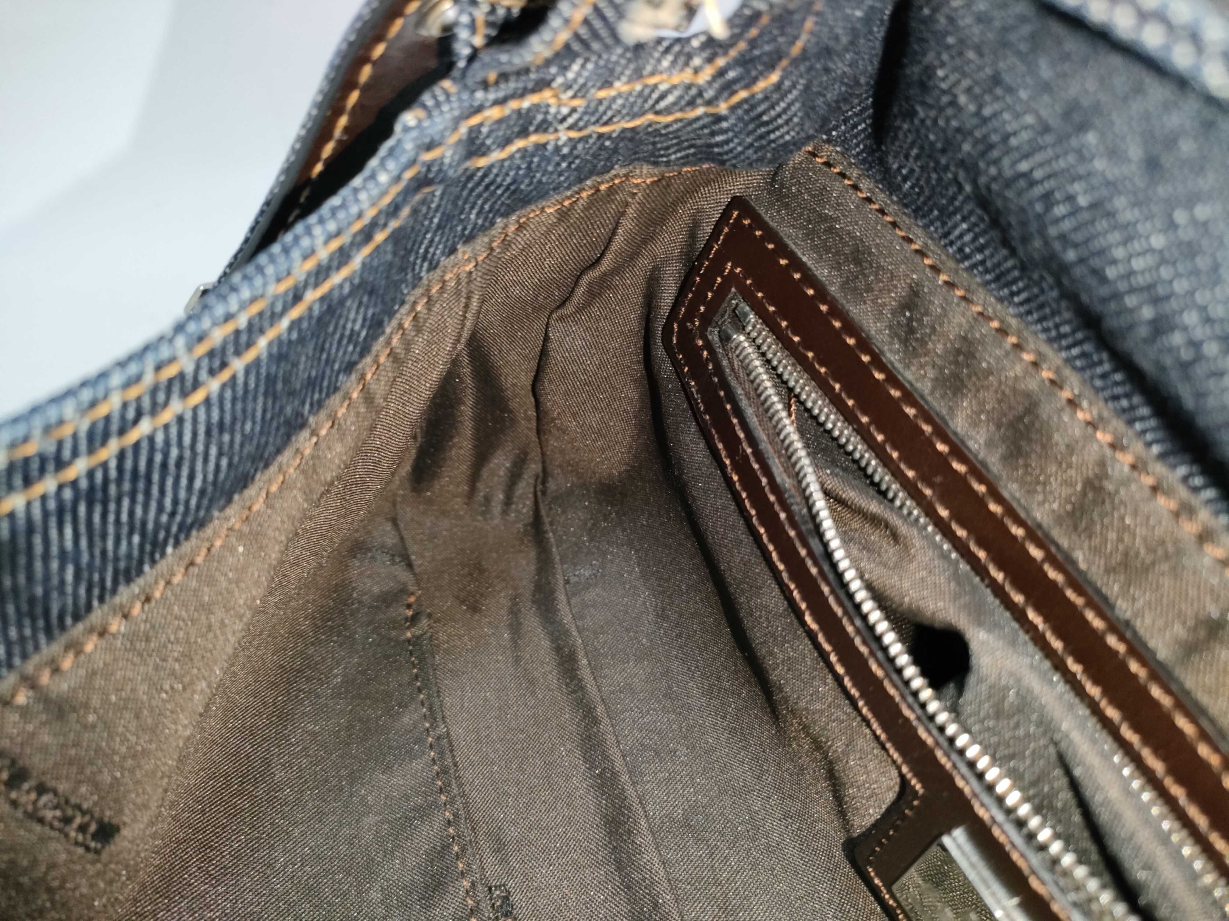 Mamma Bucket Denim Handbag — view 9