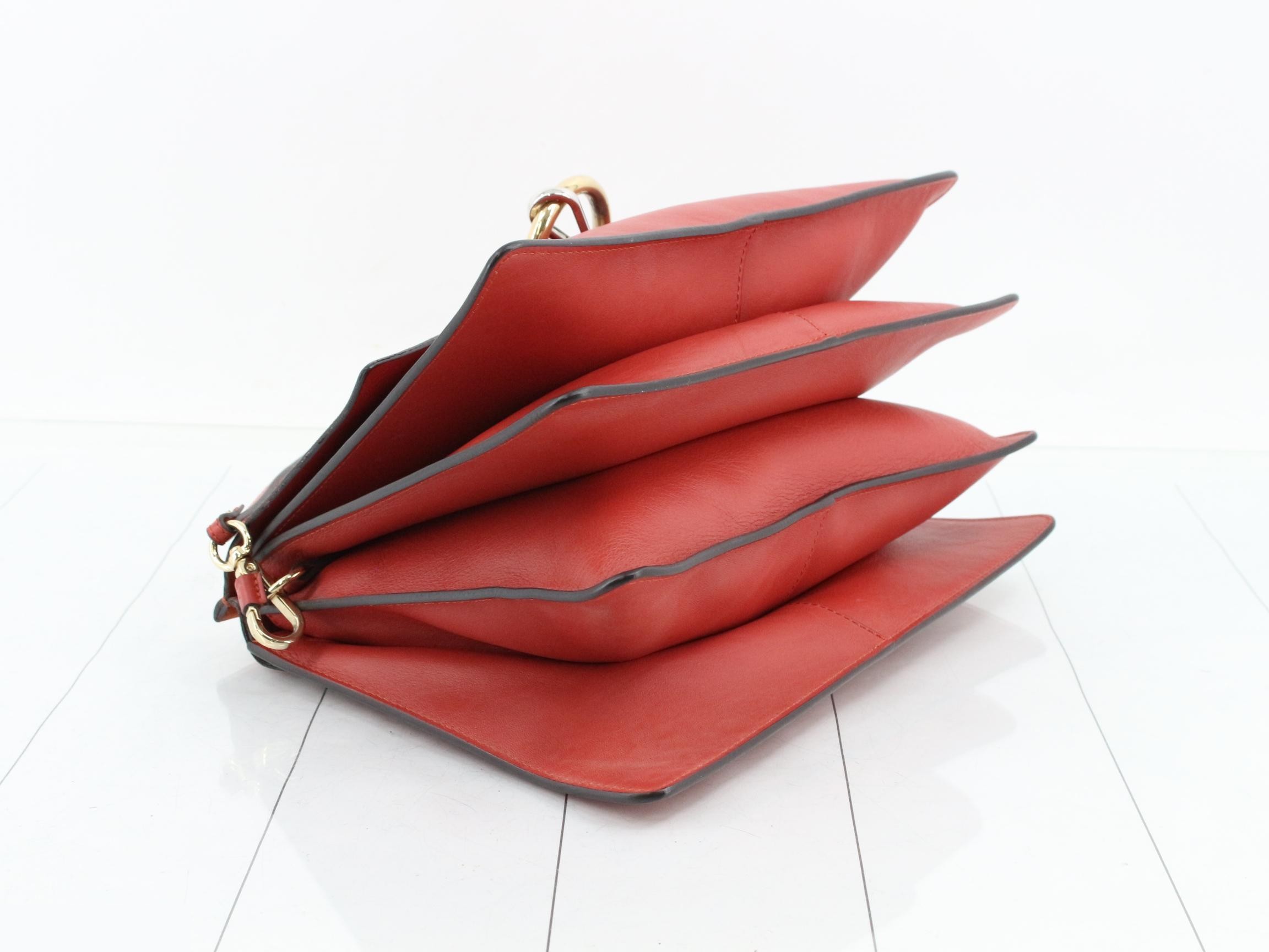 Faye Shoulder Bag, Red — view 5