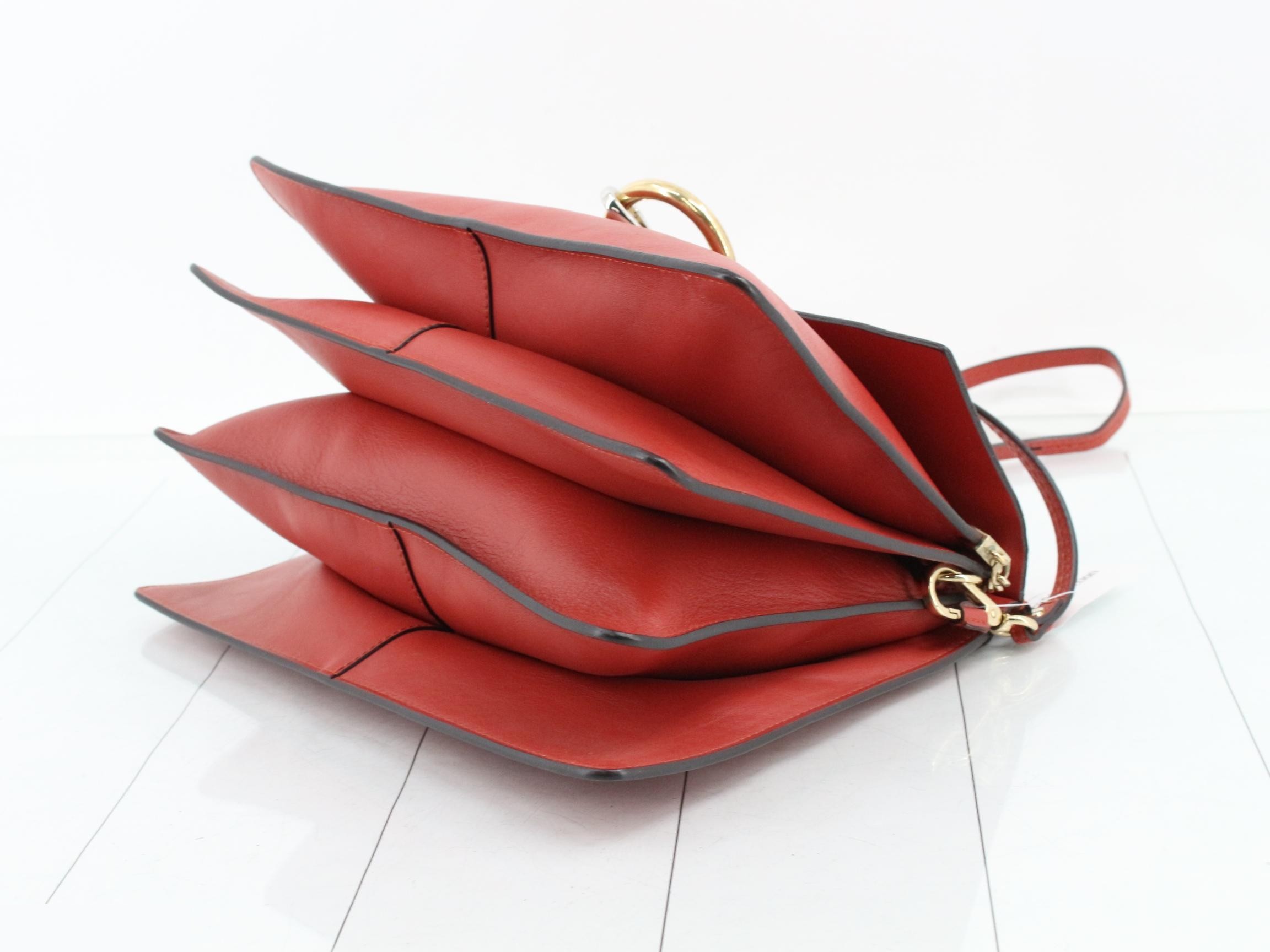 Faye Shoulder Bag, Red — view 6