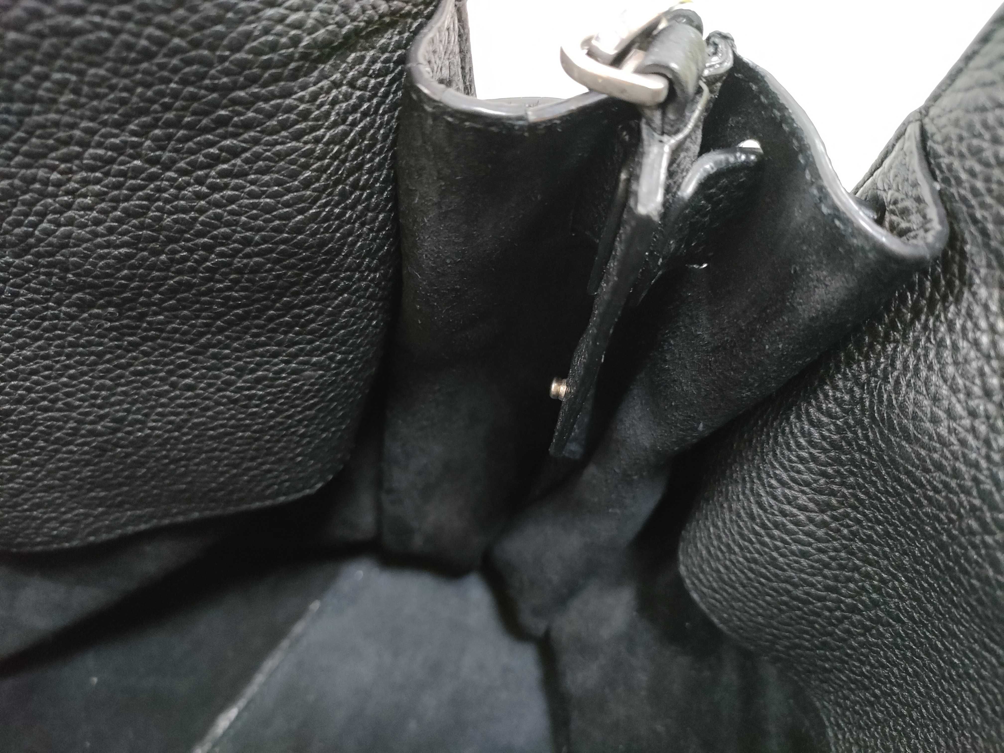 Sac de Jour Grain Leather Large Black Handbag 631526 — view 11