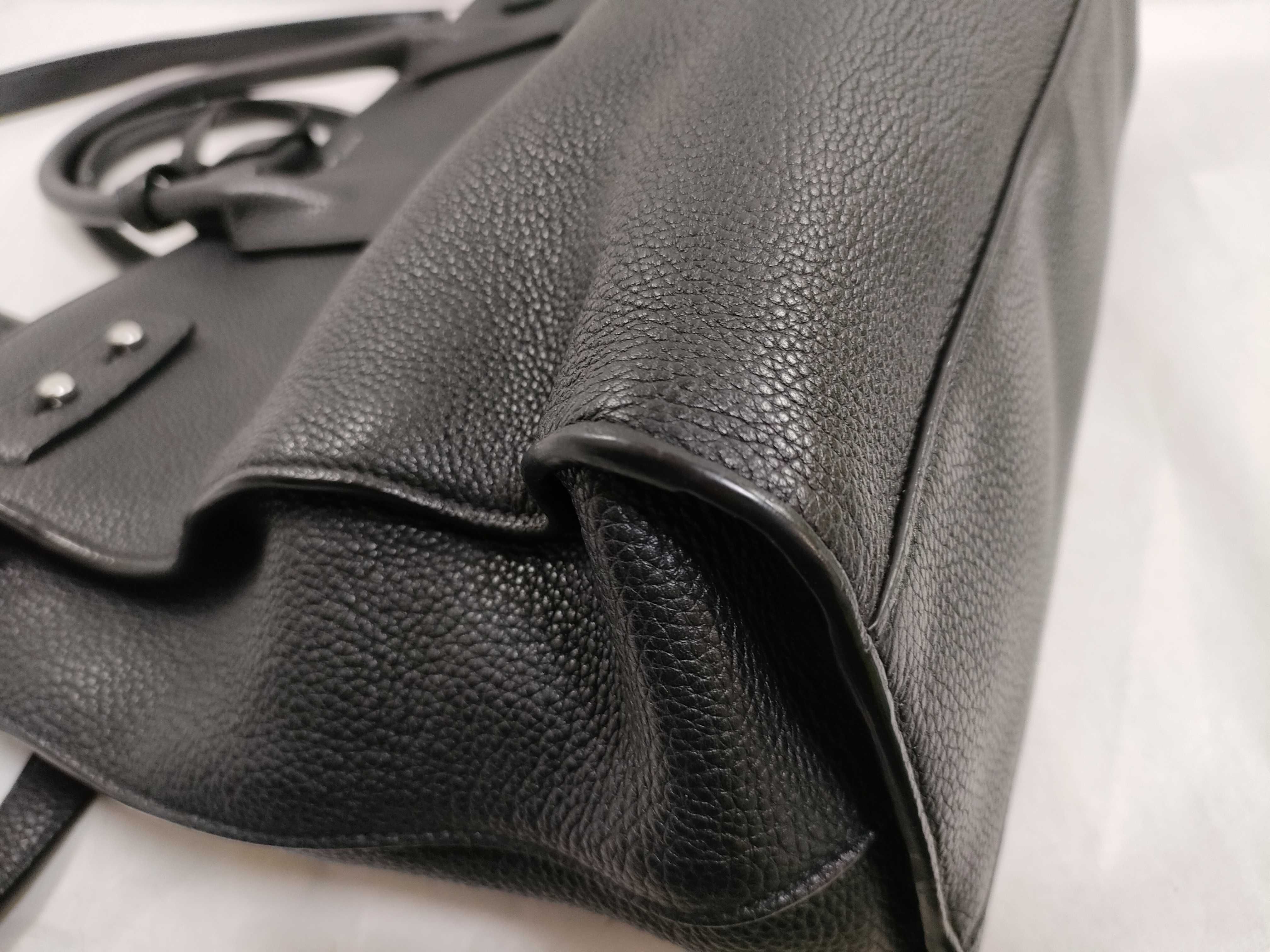 Sac de Jour Grain Leather Large Black Handbag 631526 — view 8