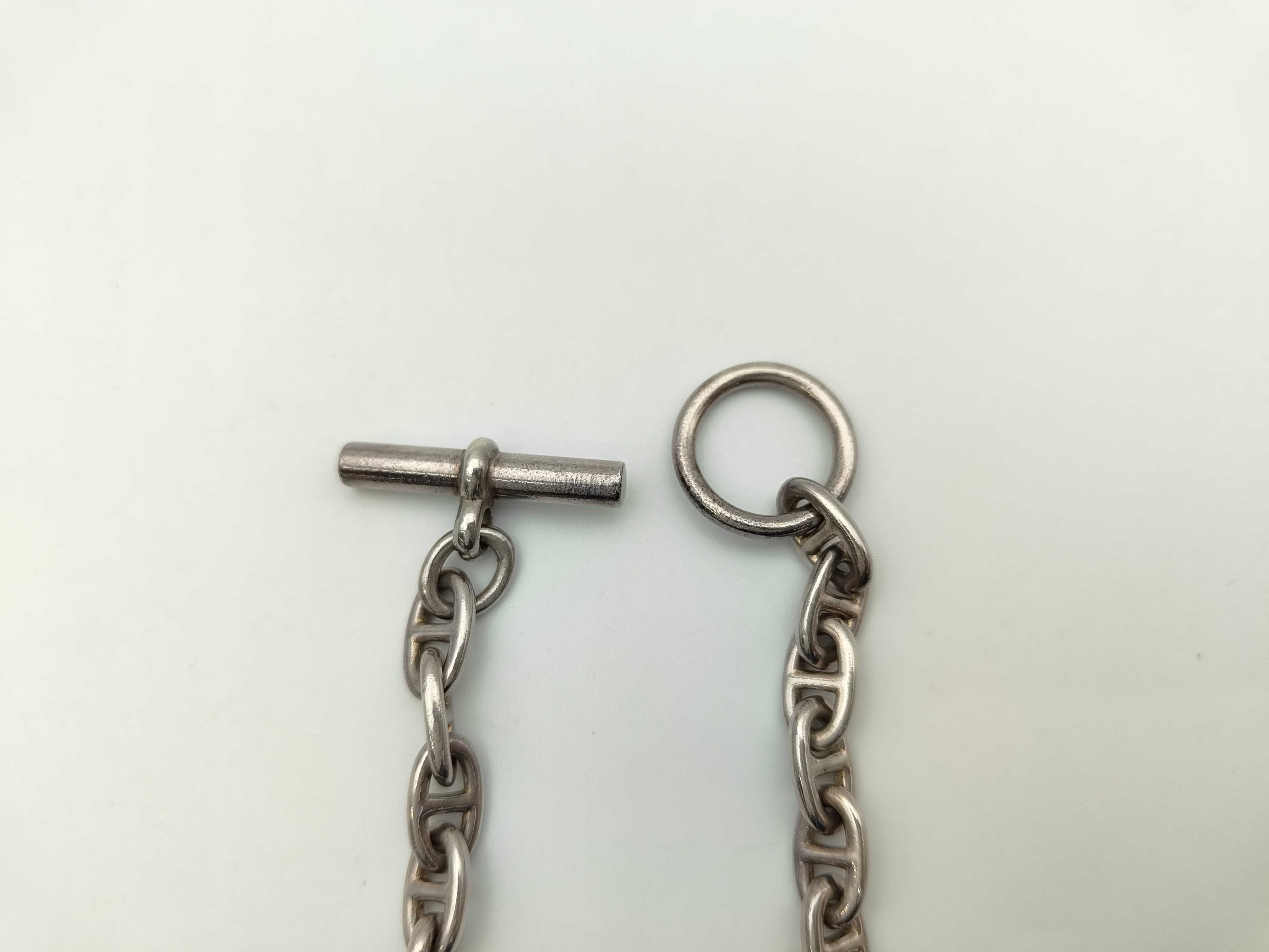 Necklace, Hermes Chaine d'Ancre, 43 links, 925 sterling silver, 65.5g, Bracelet/Bangle — view 2