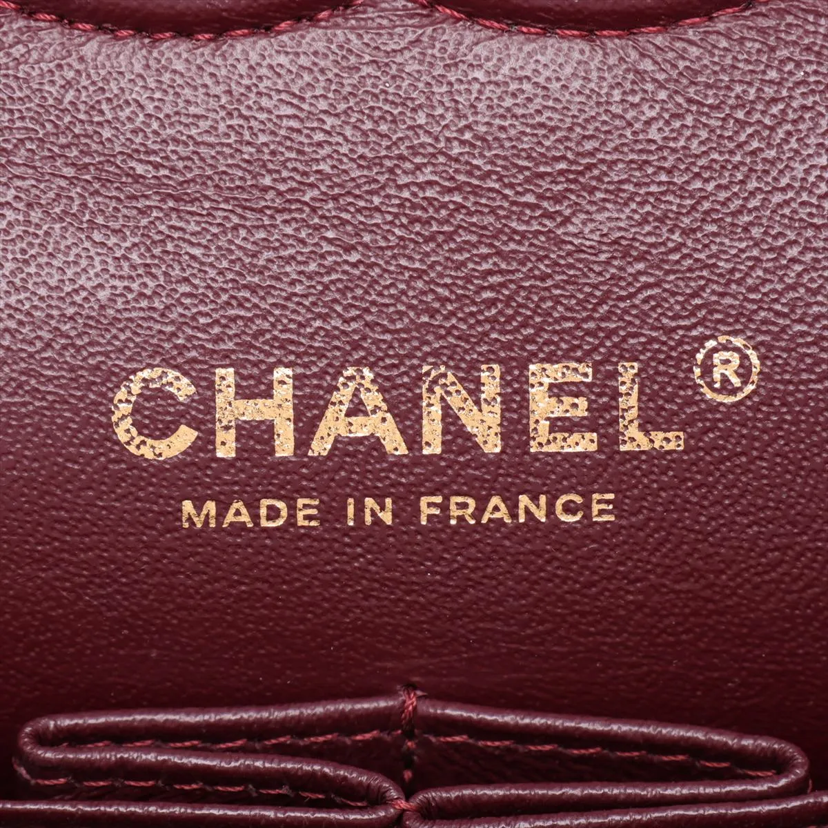 [Individually packaged] Chanel Matelassé 25 Lambskin Double Flap Double Chain Bag, Black with Gold Hardware, 31031740, Serial Number 31-A01112 — view 11