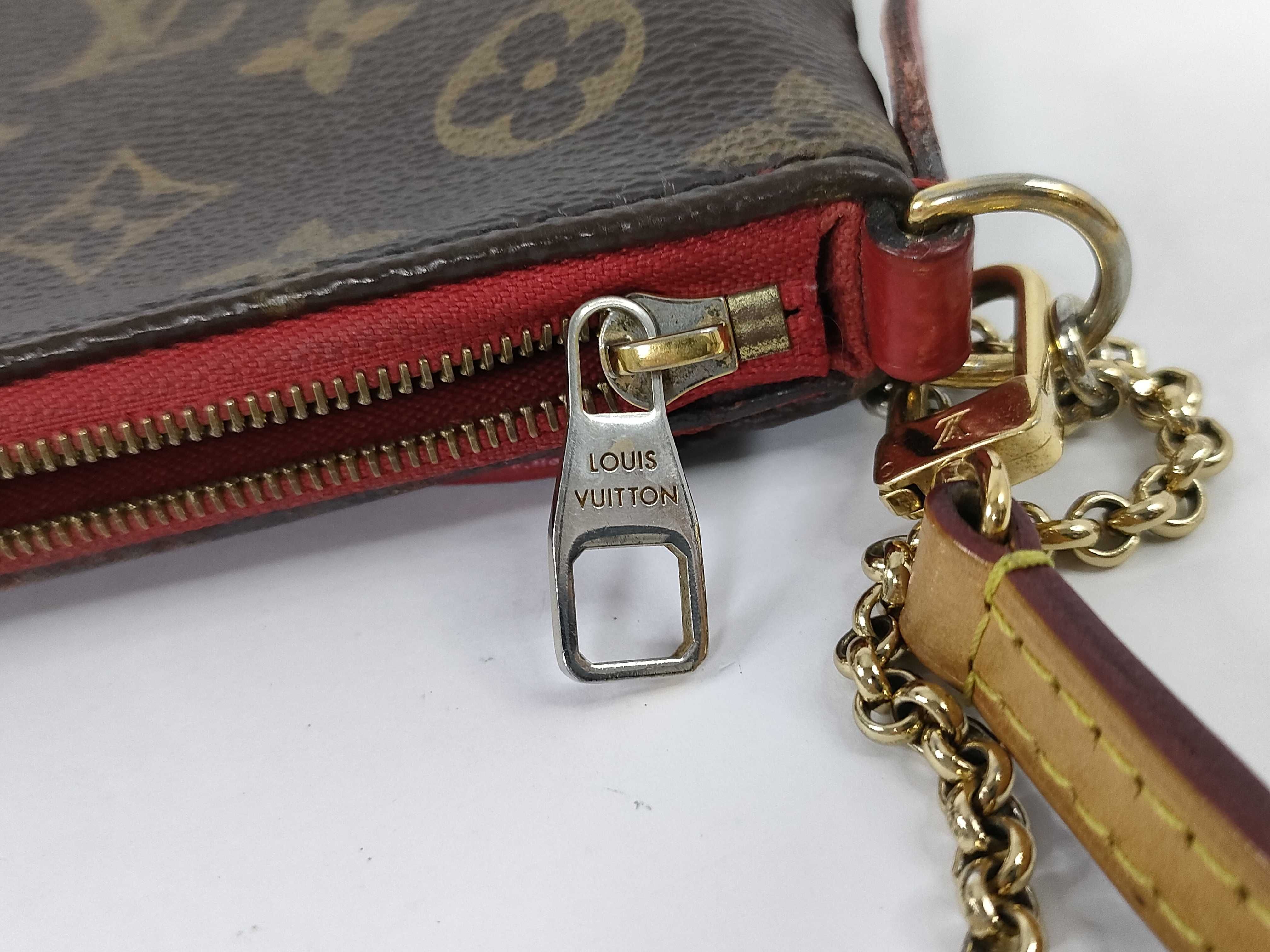 Monogram Louis Vuitton Pallas Clutch Shoulder Bag — view 15