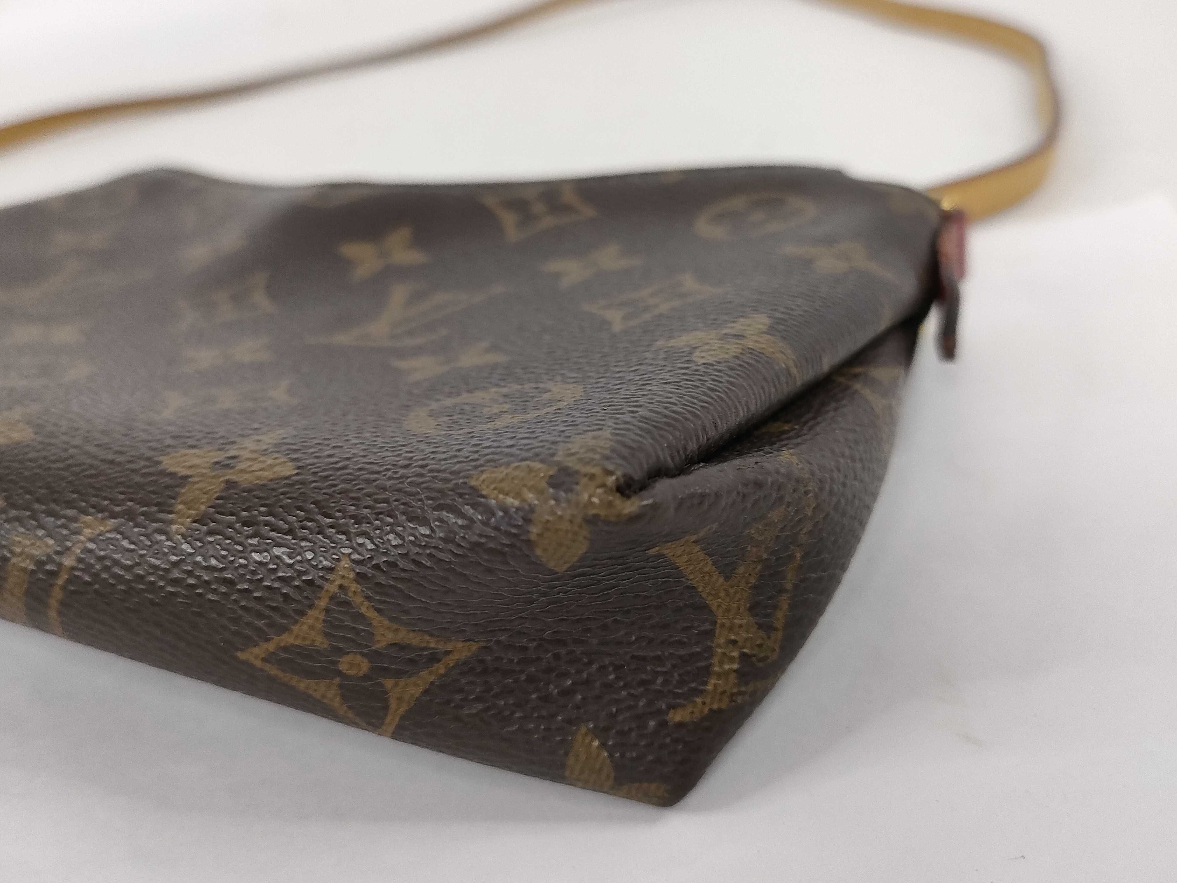 Monogram Louis Vuitton Pallas Clutch Shoulder Bag — view 8
